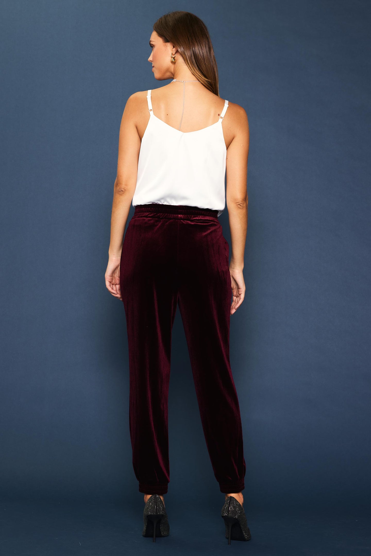 Velvet Jogger Pants