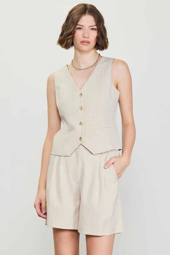 Mélange Tailored Vest