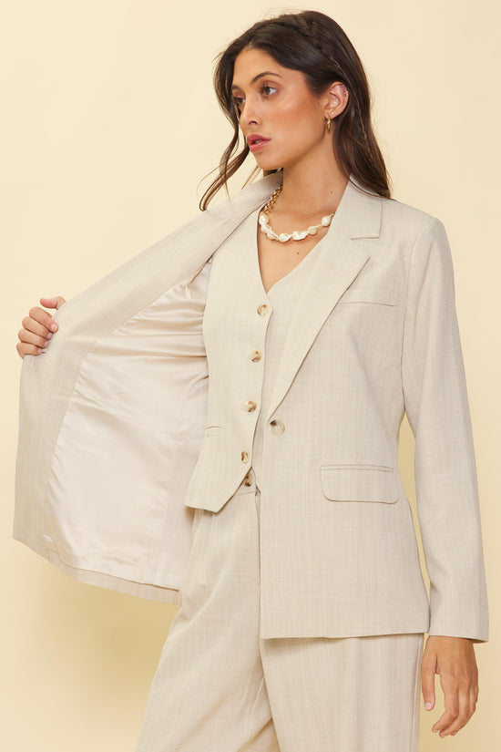 Mélange Tailored Blazer