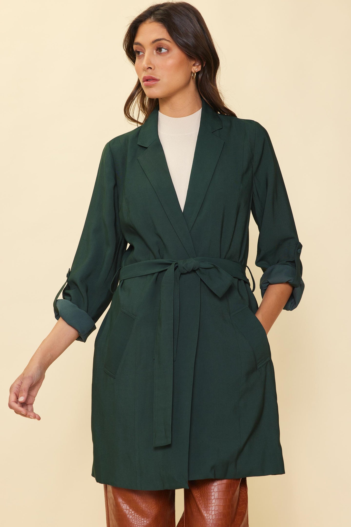 Belted Trench Coat