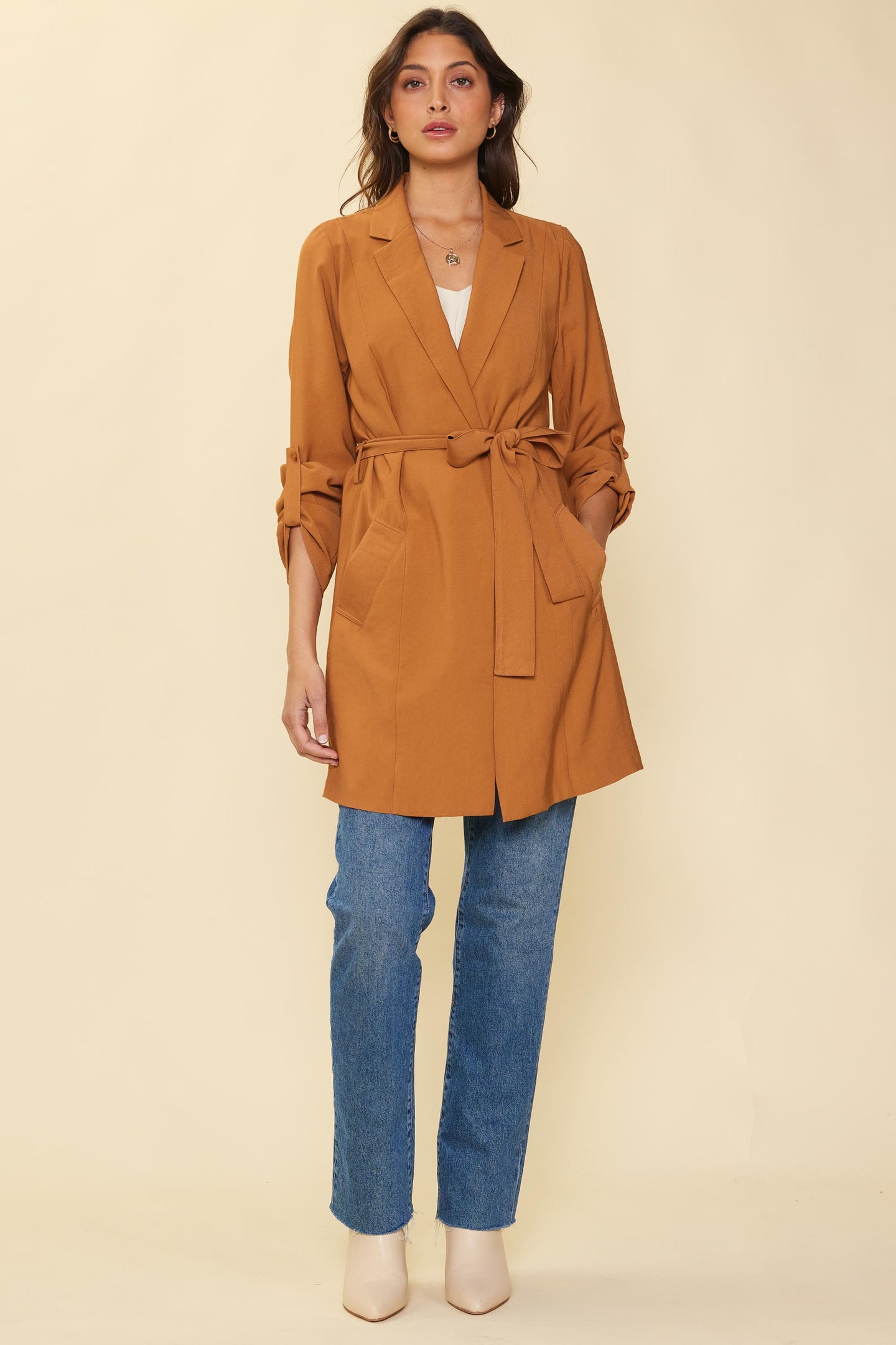 Belted Trench Coat