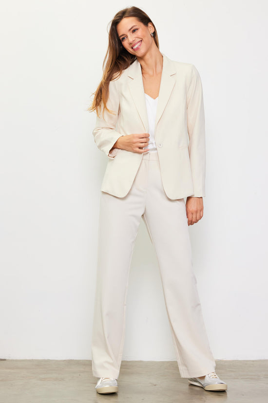 Tailored Single Button Blazer