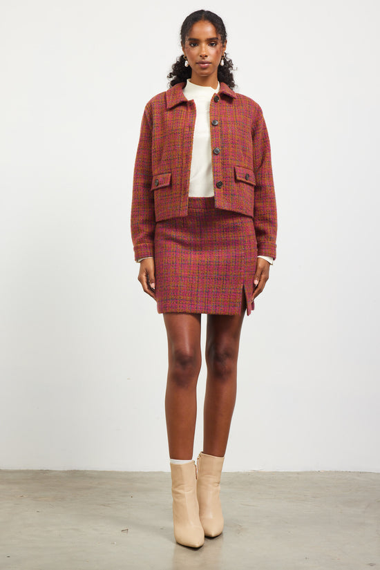 Sienna Tweed Mini Skirt