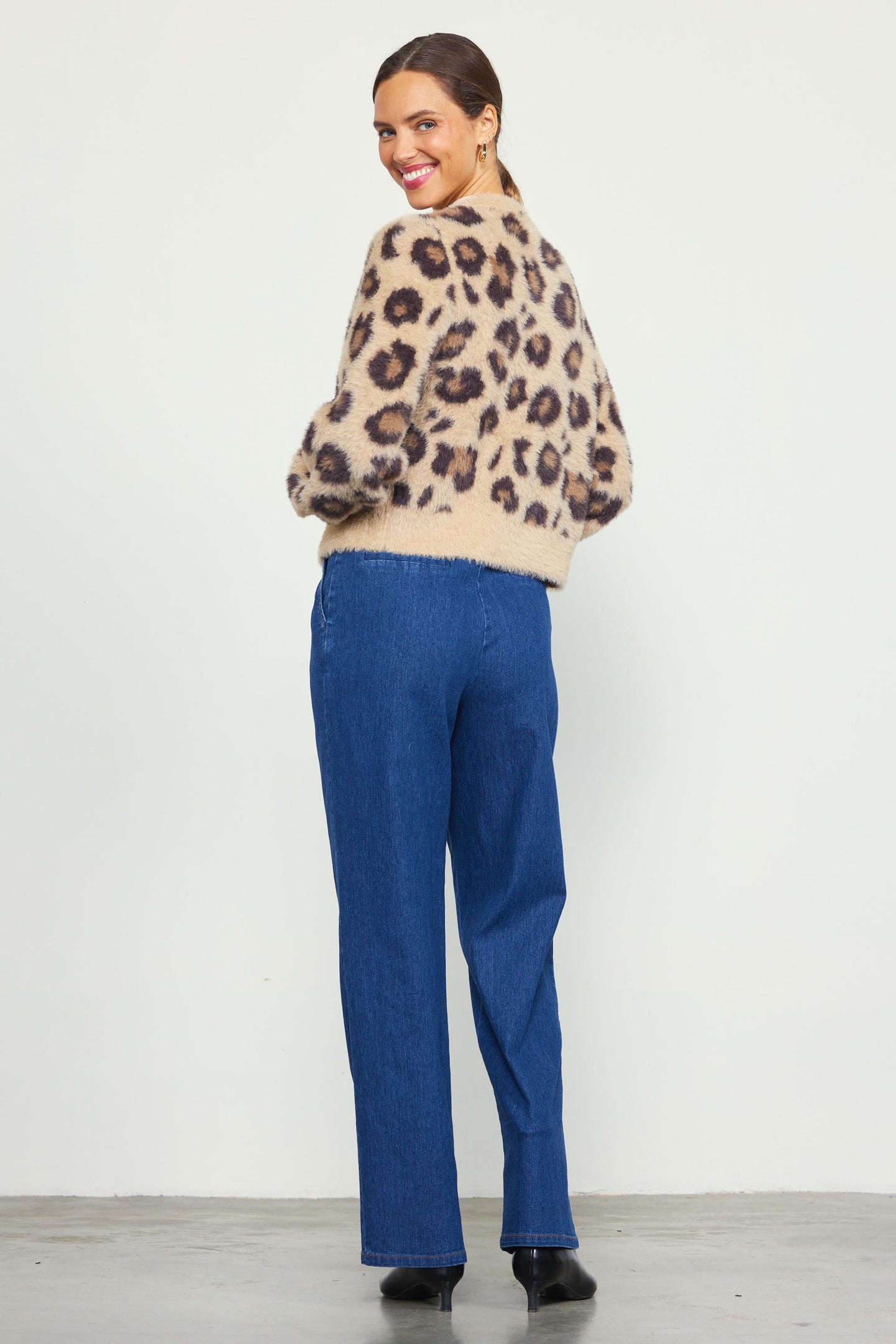 Leopard Fuzzy Cardigan