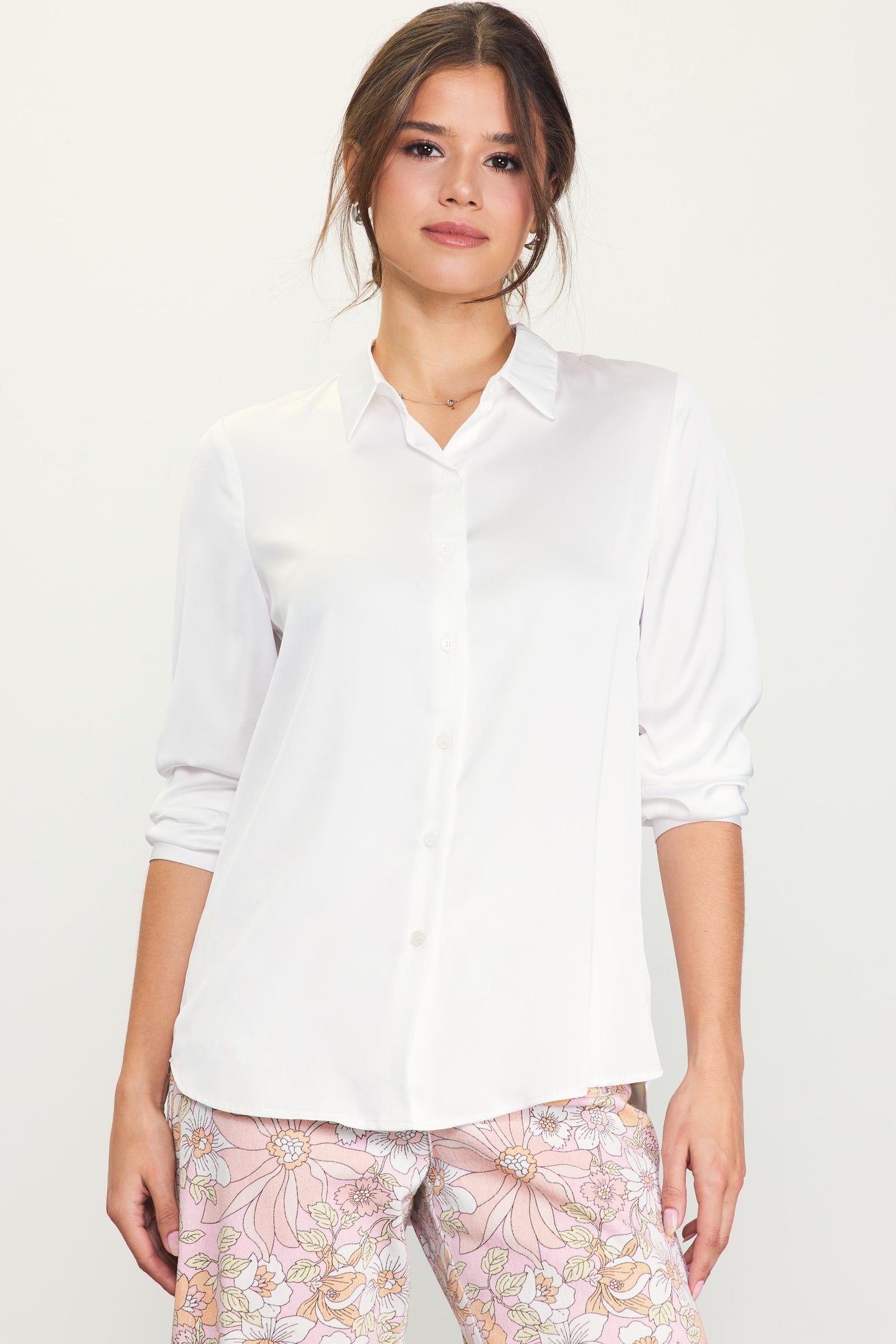 Recycled Classic Button Down Top