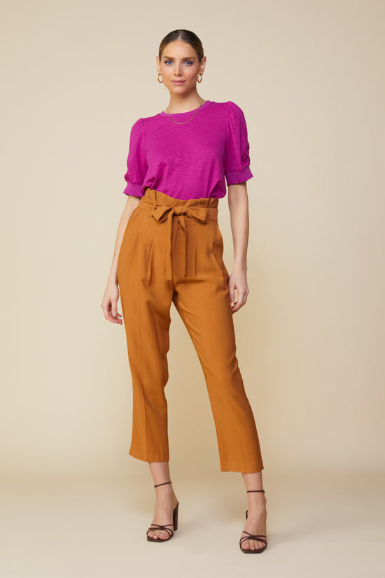 Paper Bag Belted Pants