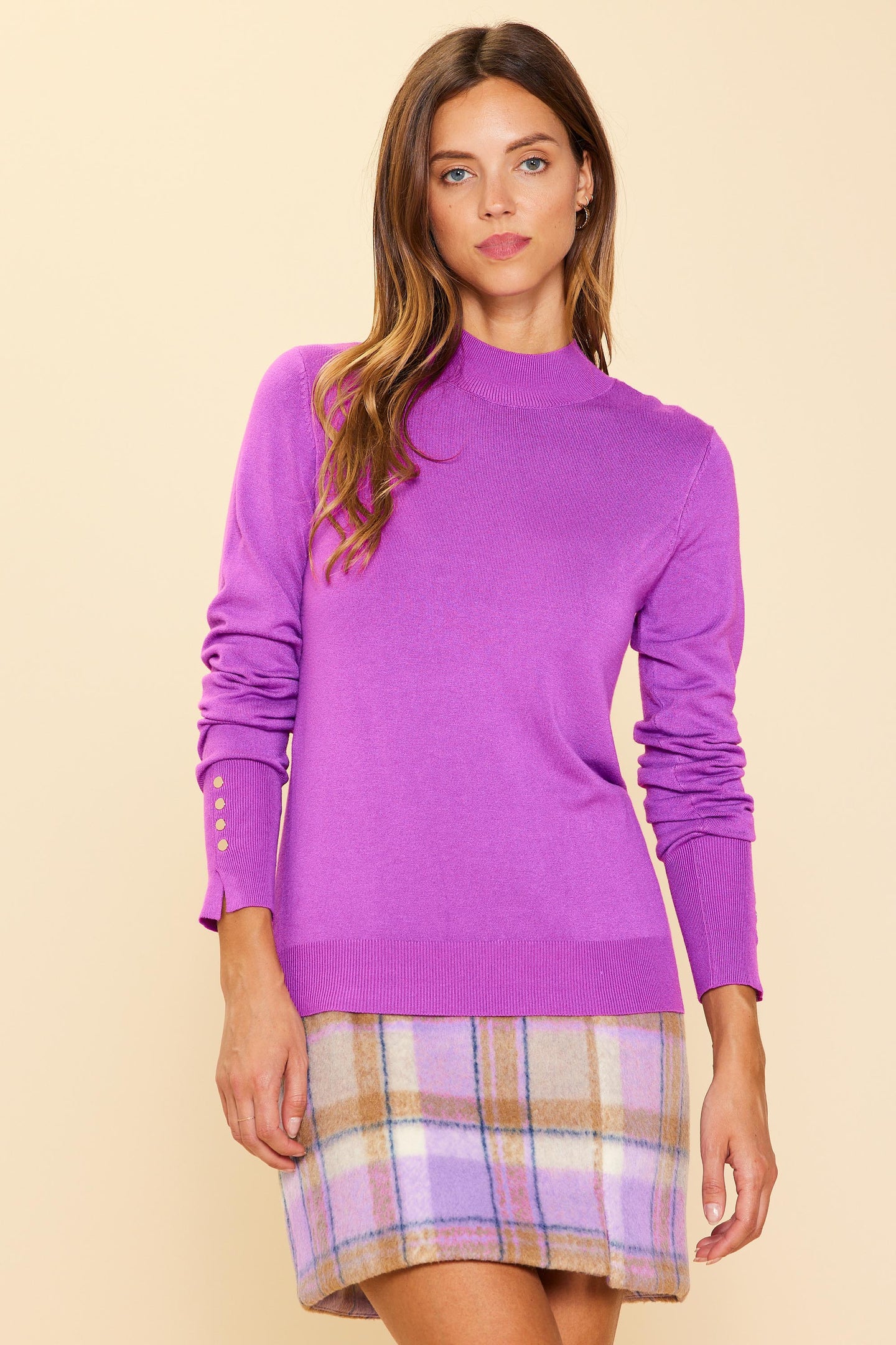 Longsleeve Mock Neck Sweater