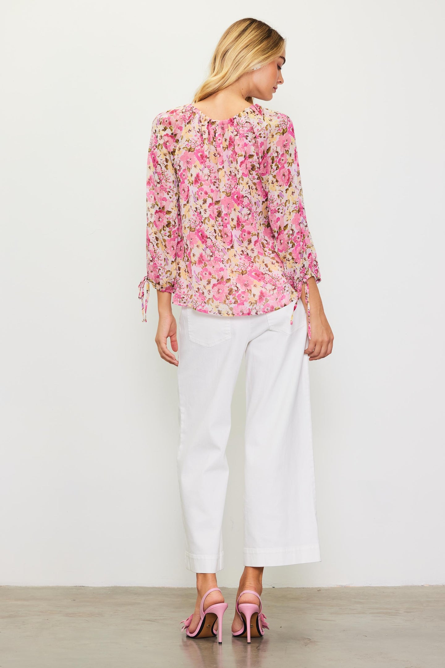 Alanna Floral Print Longsleeve Blouse