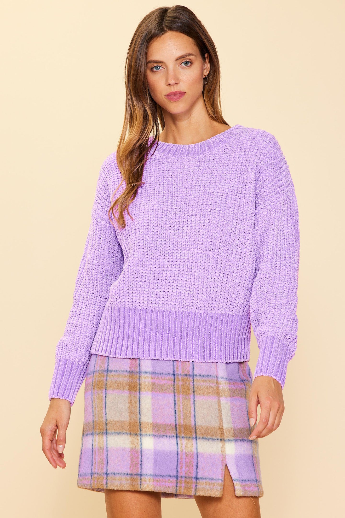 Chenille Knit Sweater