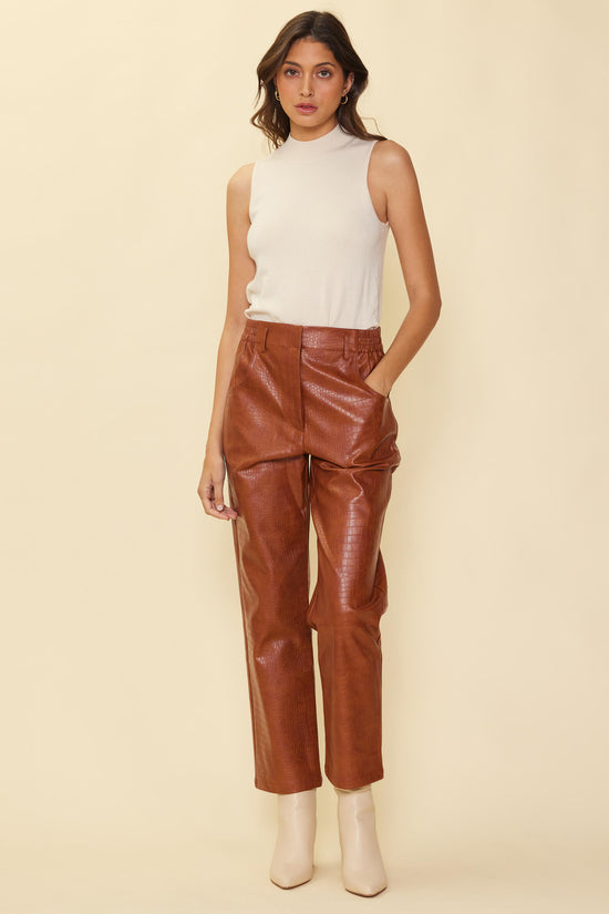 Vegan Leather Pants