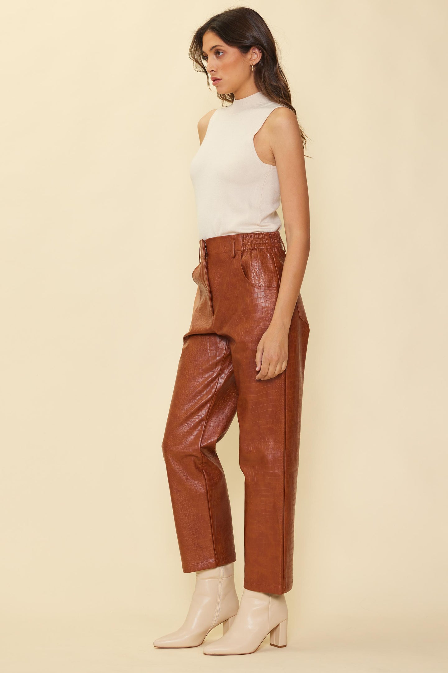 Vegan Leather Pants