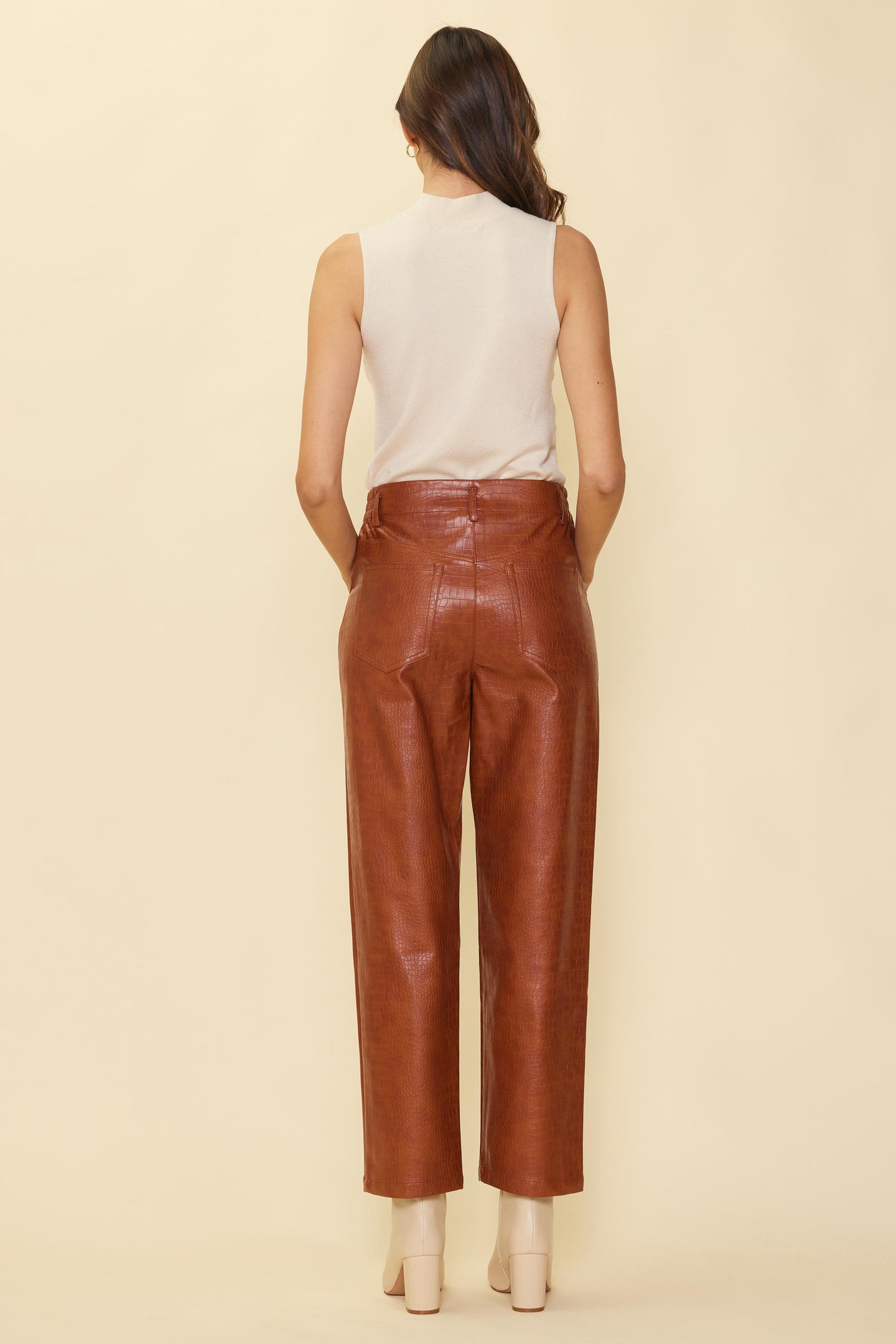 Vegan Leather Pants