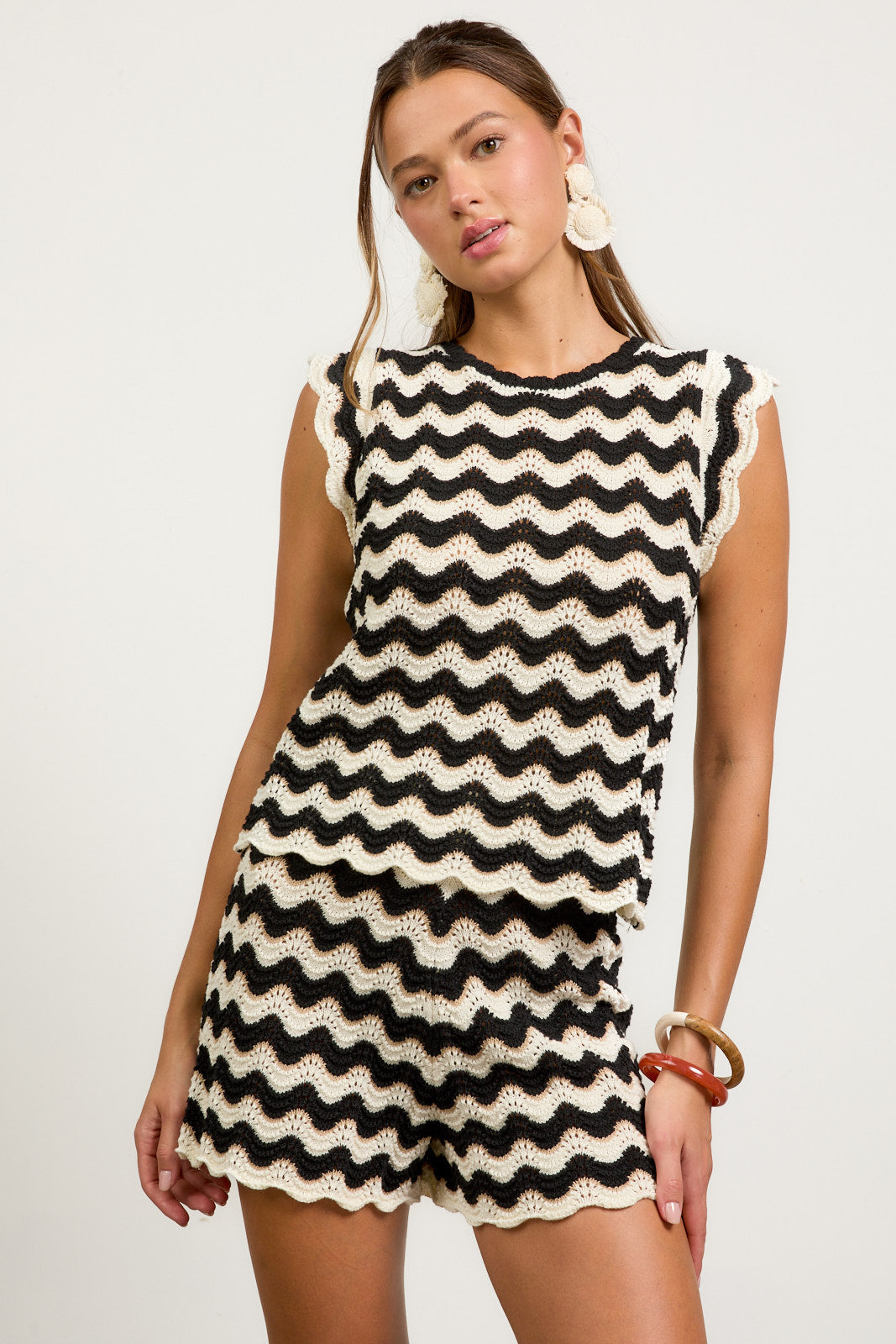 ZigZag Striped Knit Top