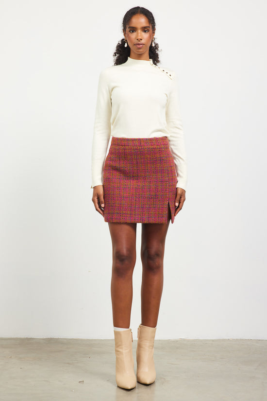 Sienna Tweed Mini Skirt