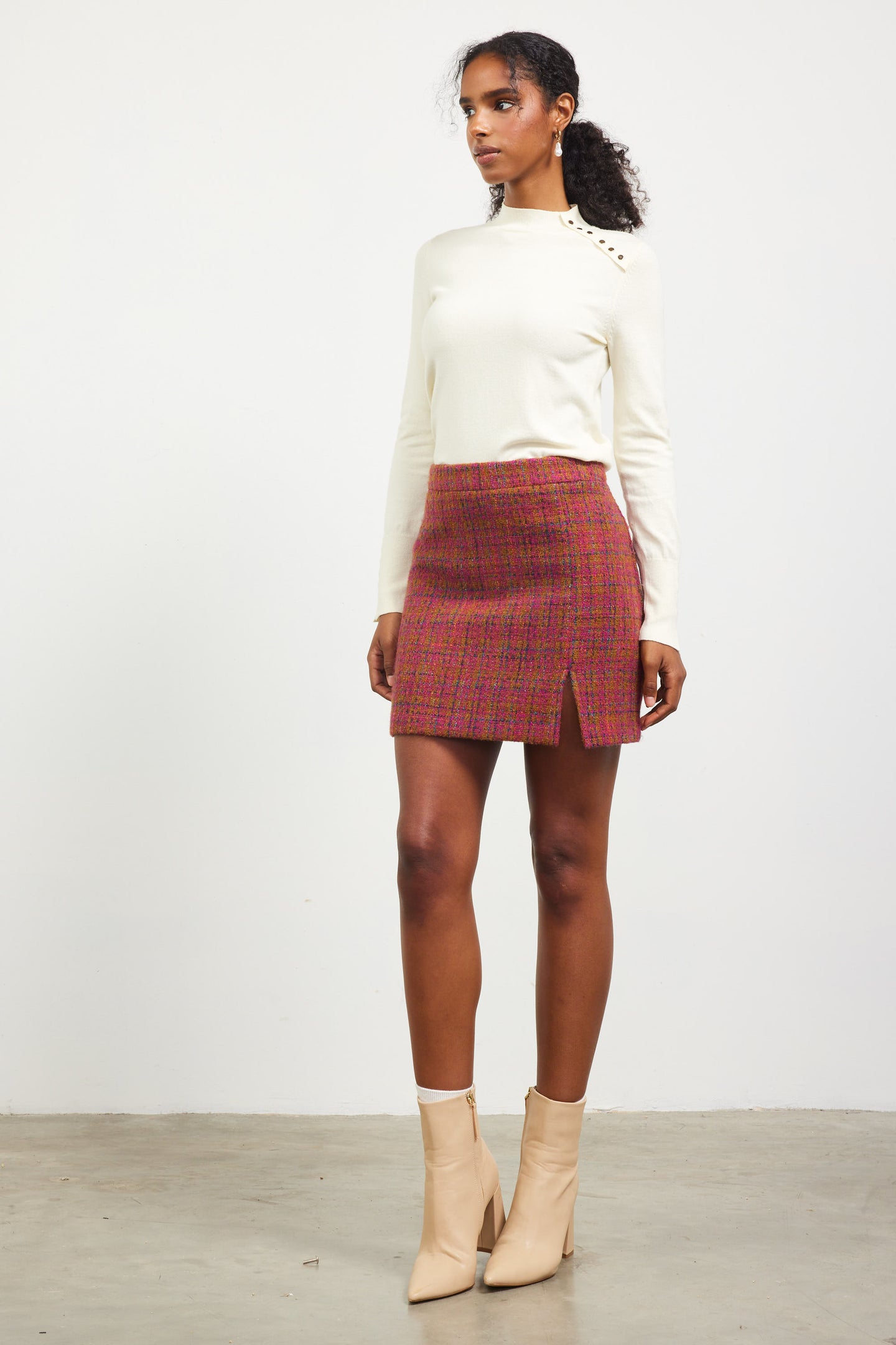 Sienna Tweed Mini Skirt