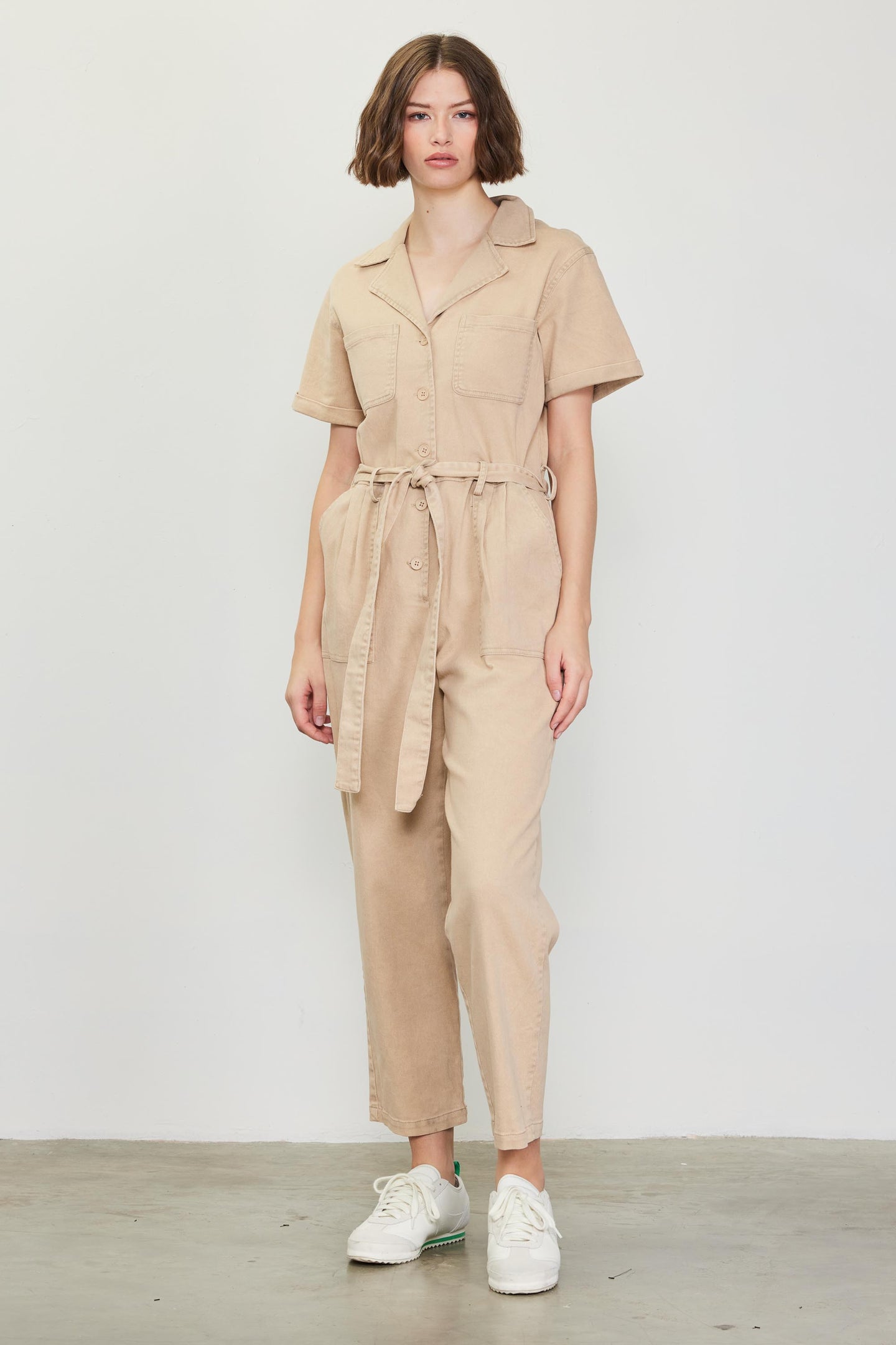 Kendall Washed Utility Jumpsuit