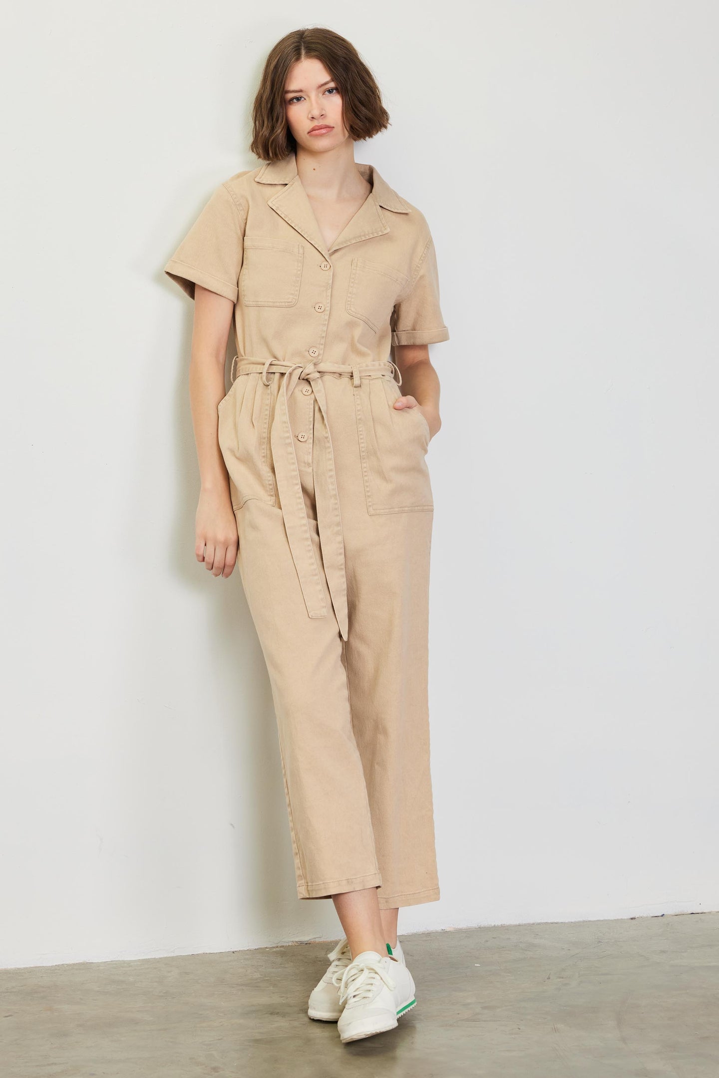 Kendall Washed Utility Jumpsuit