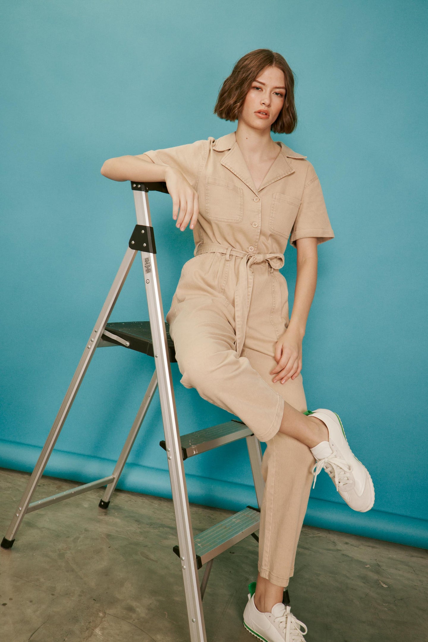 Kendall Washed Utility Jumpsuit