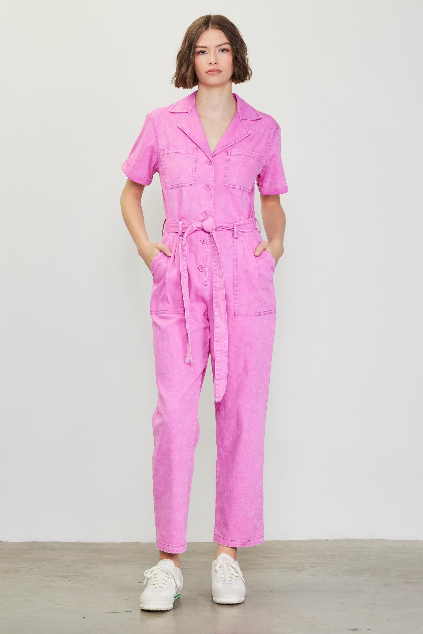 Kendall Washed Utility Jumpsuit