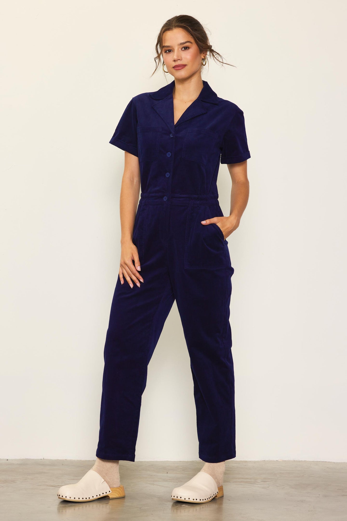 Corduroy Utility Jumpsuit