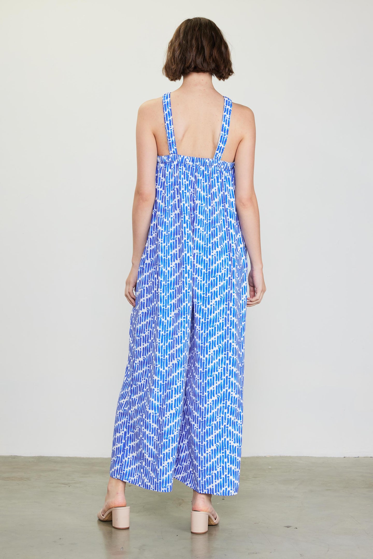 Printed Halter Jumpsuit