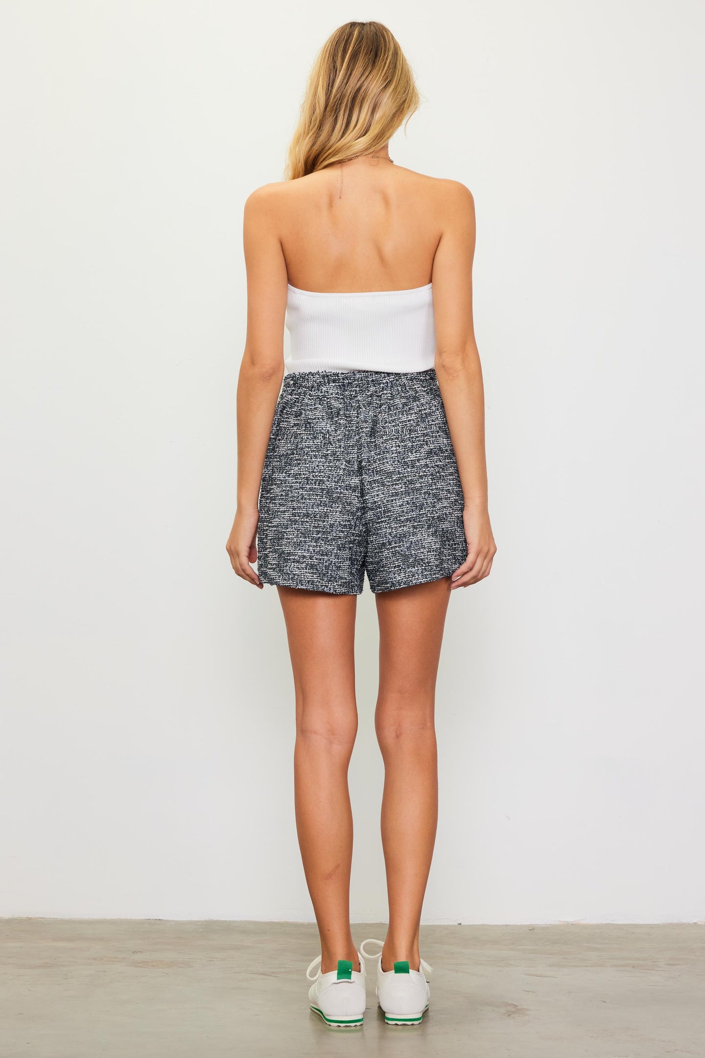 Knit Tweed Shorts