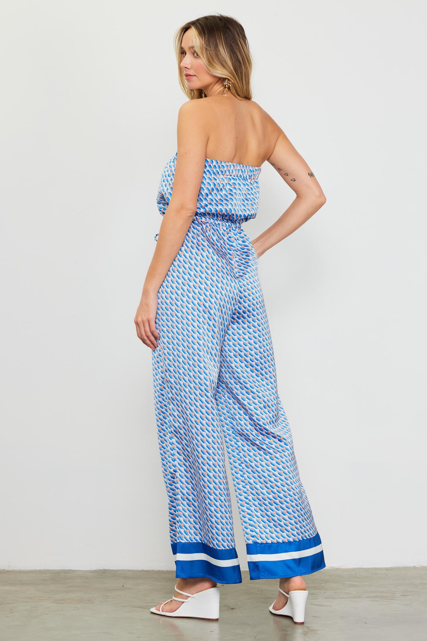 Livia Bandana Print Jumpsuit