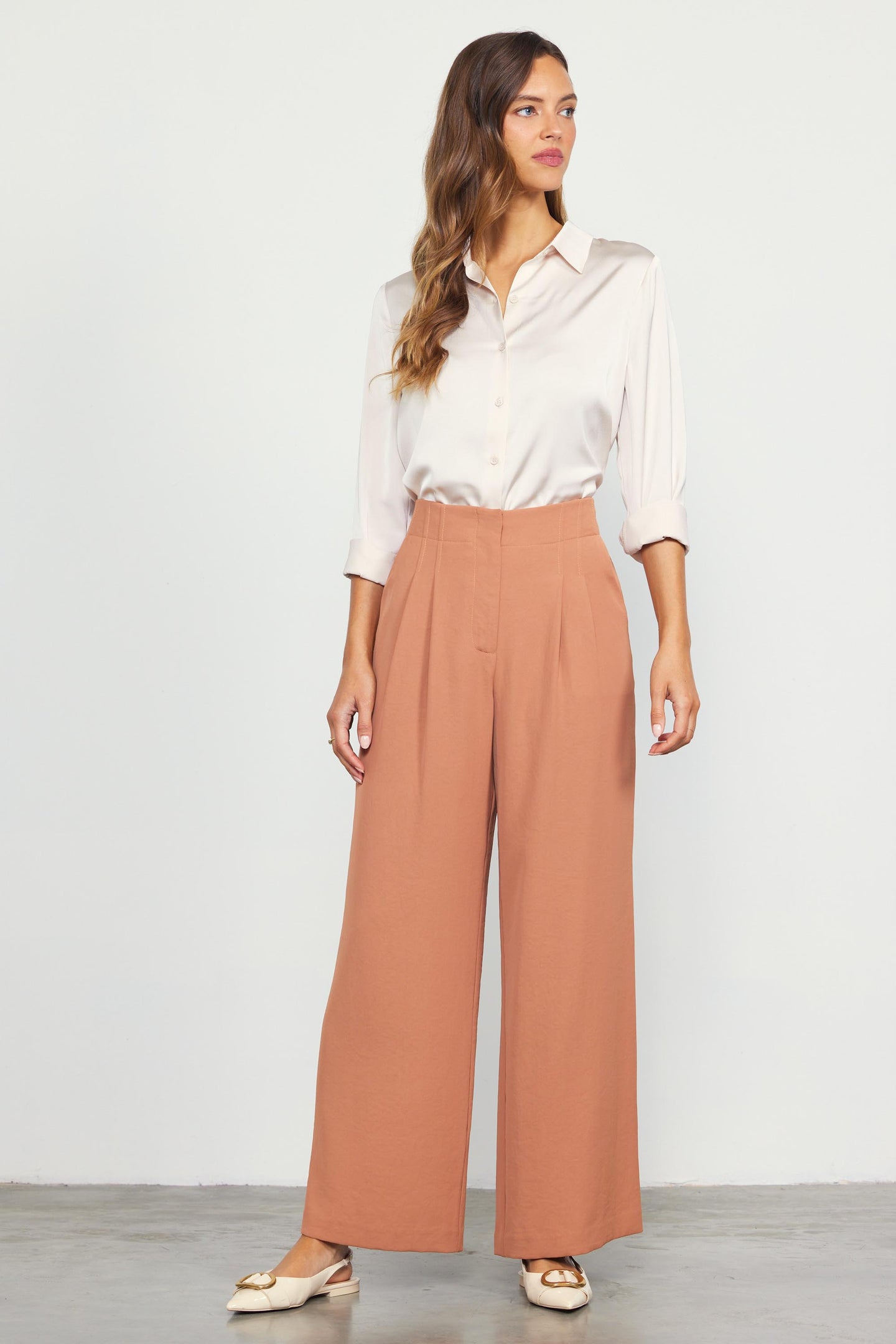 Recycled Wide Leg Pants