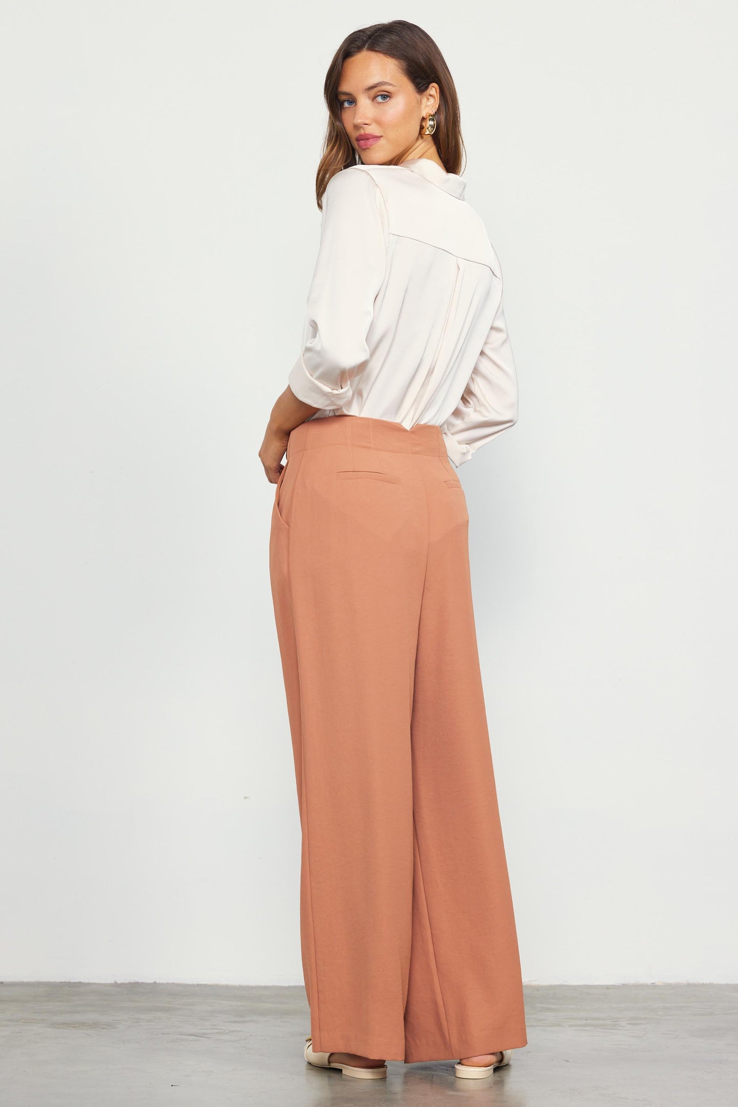 Recycled Wide Leg Pants