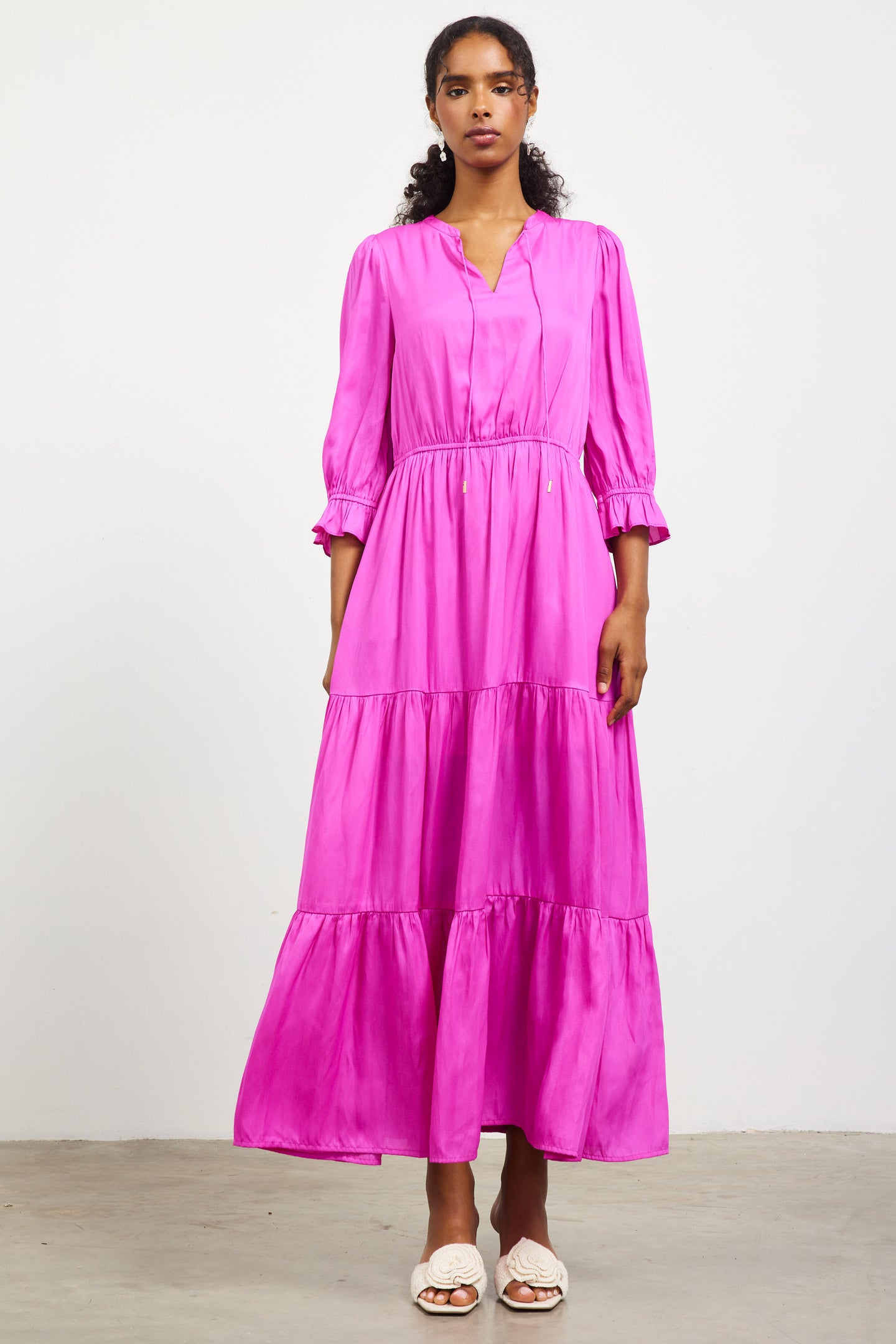 Emery Ruffle Tiered Maxi Dress