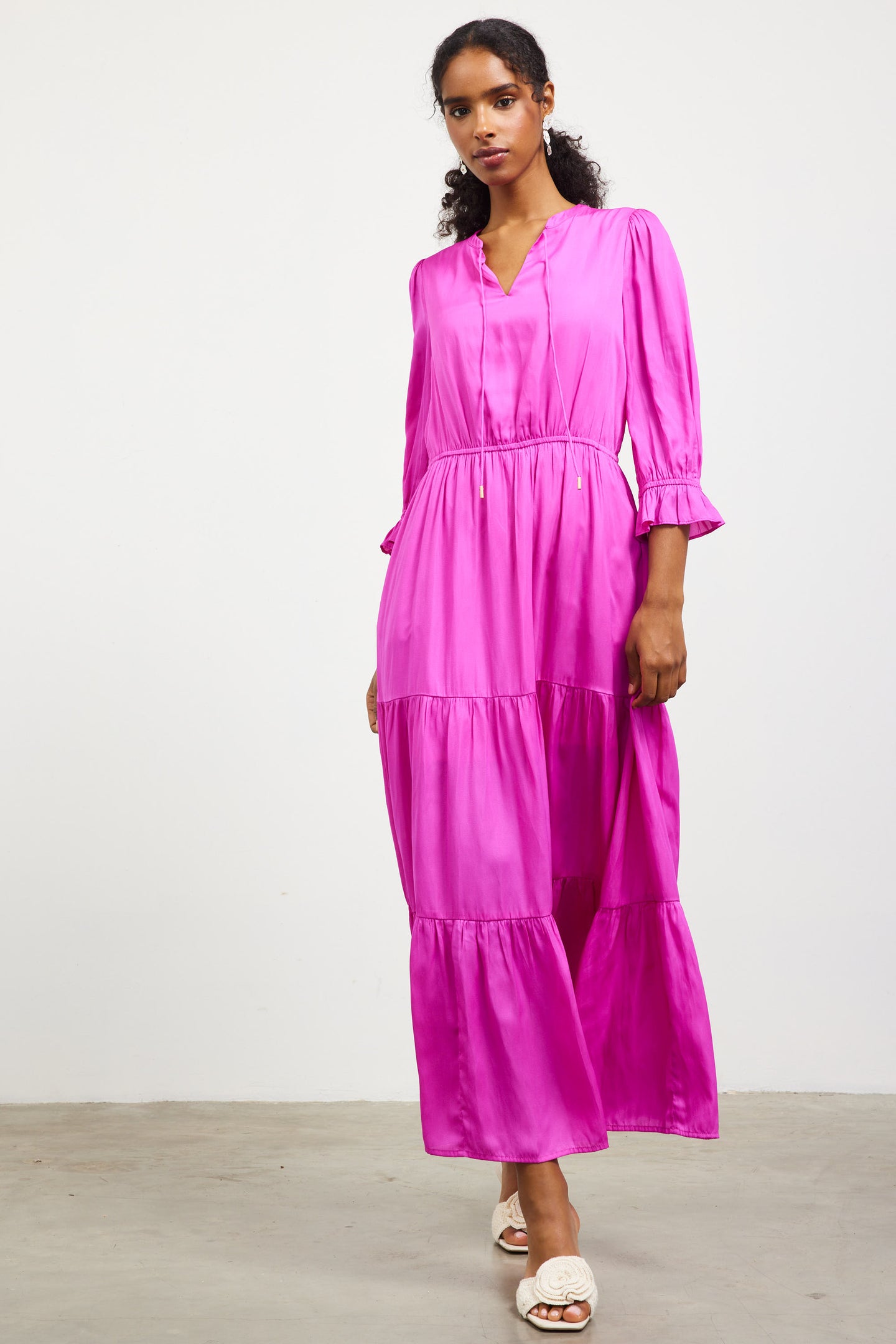 Emery Ruffle Tiered Maxi Dress