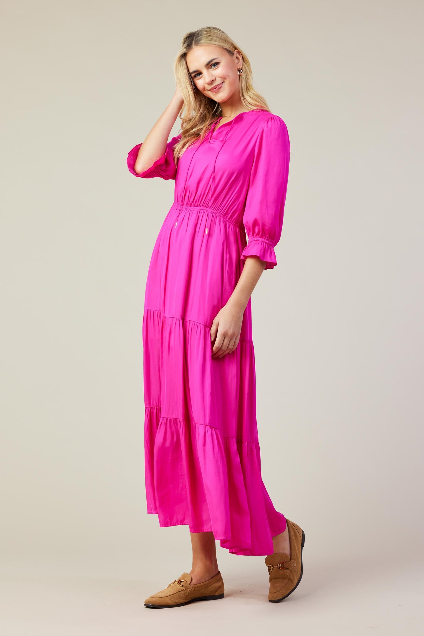 Emery Ruffle Tiered Maxi Dress