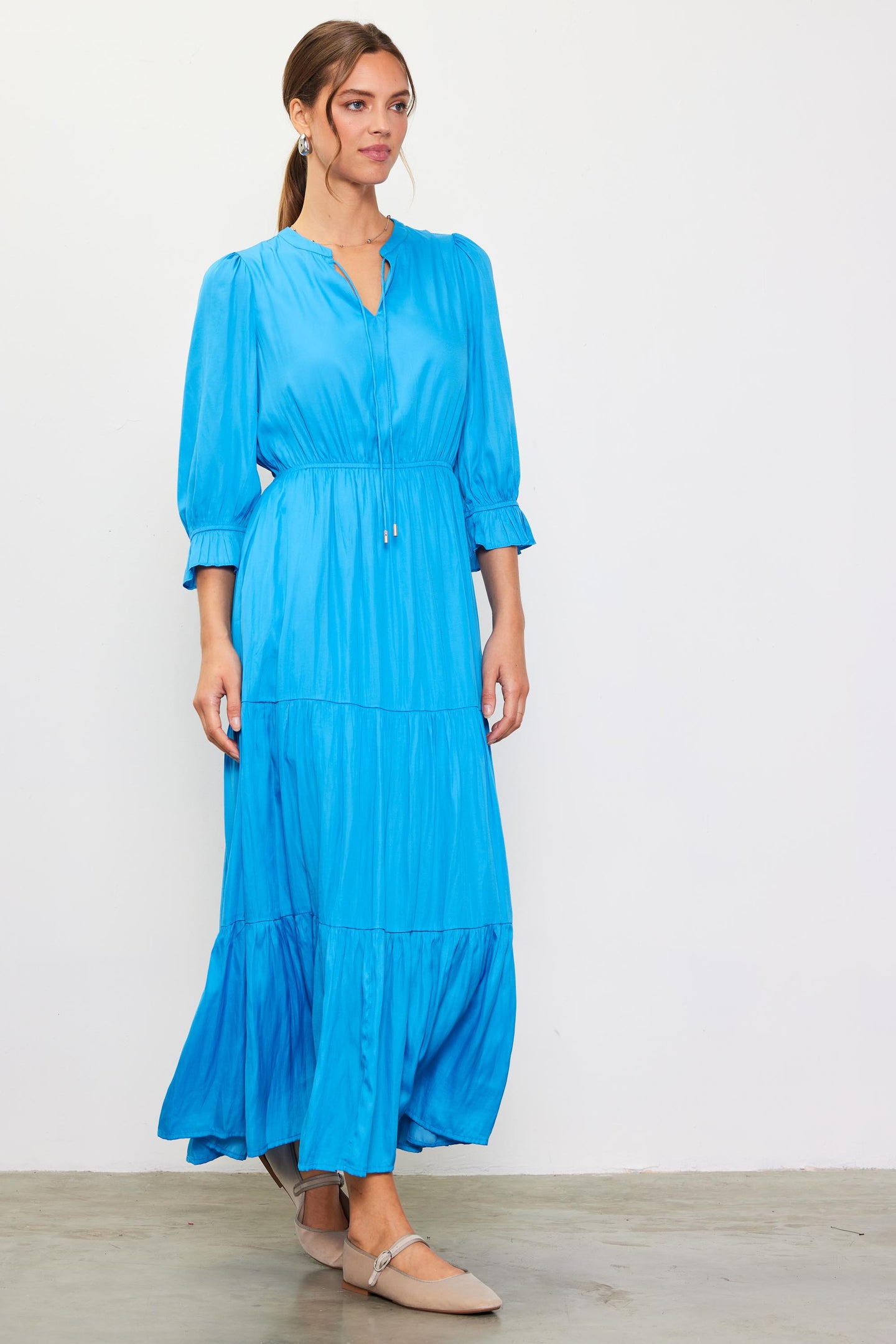 Emery Ruffle Tiered Maxi Dress