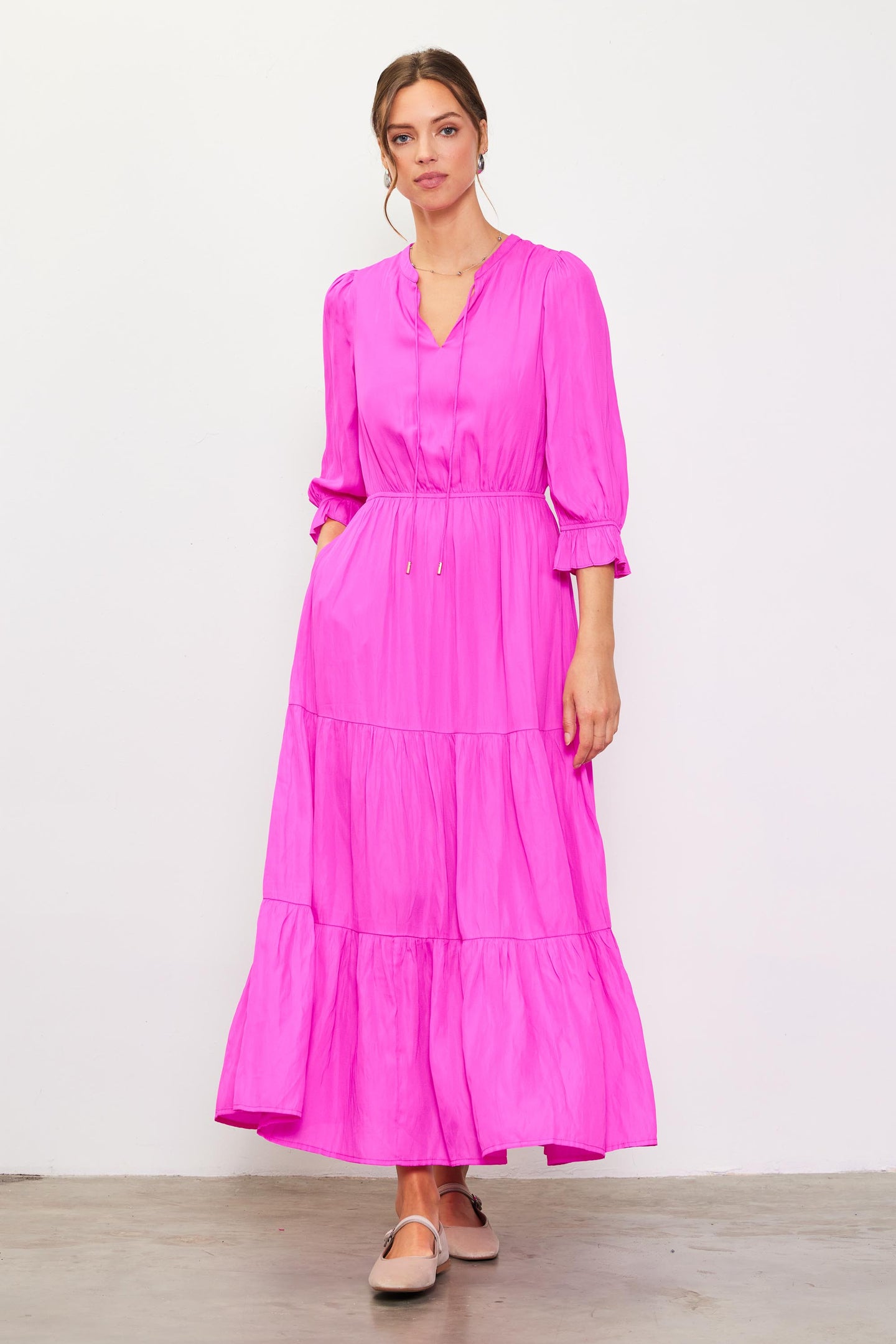 Emery Ruffle Tiered Maxi Dress