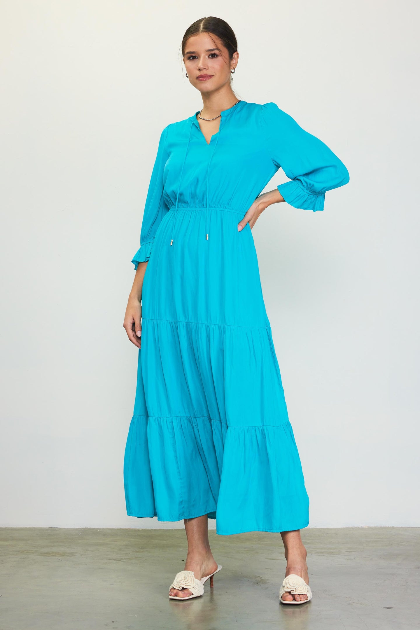 Emery Ruffle Tiered Maxi Dress