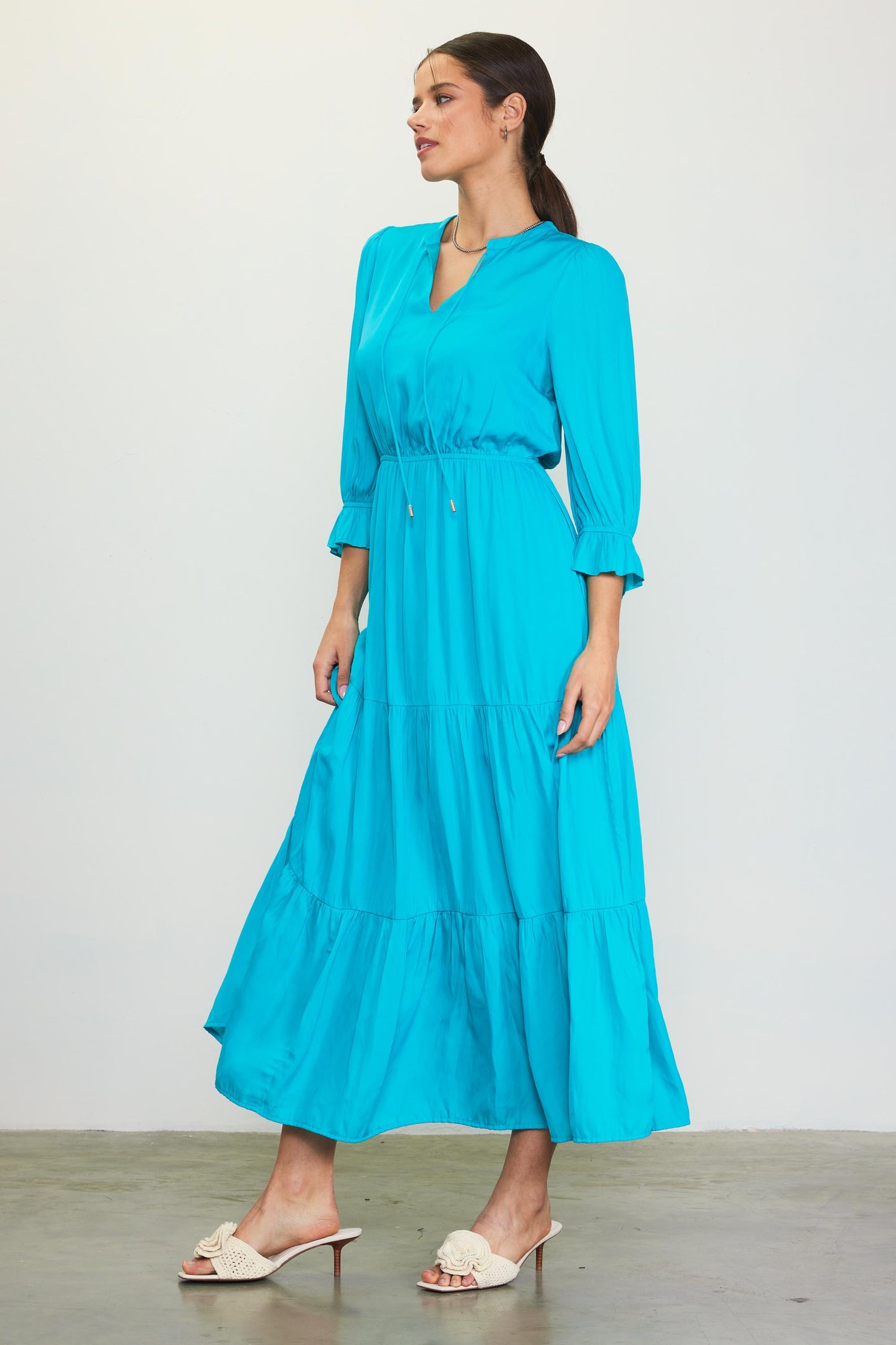 Emery Ruffle Tiered Maxi Dress