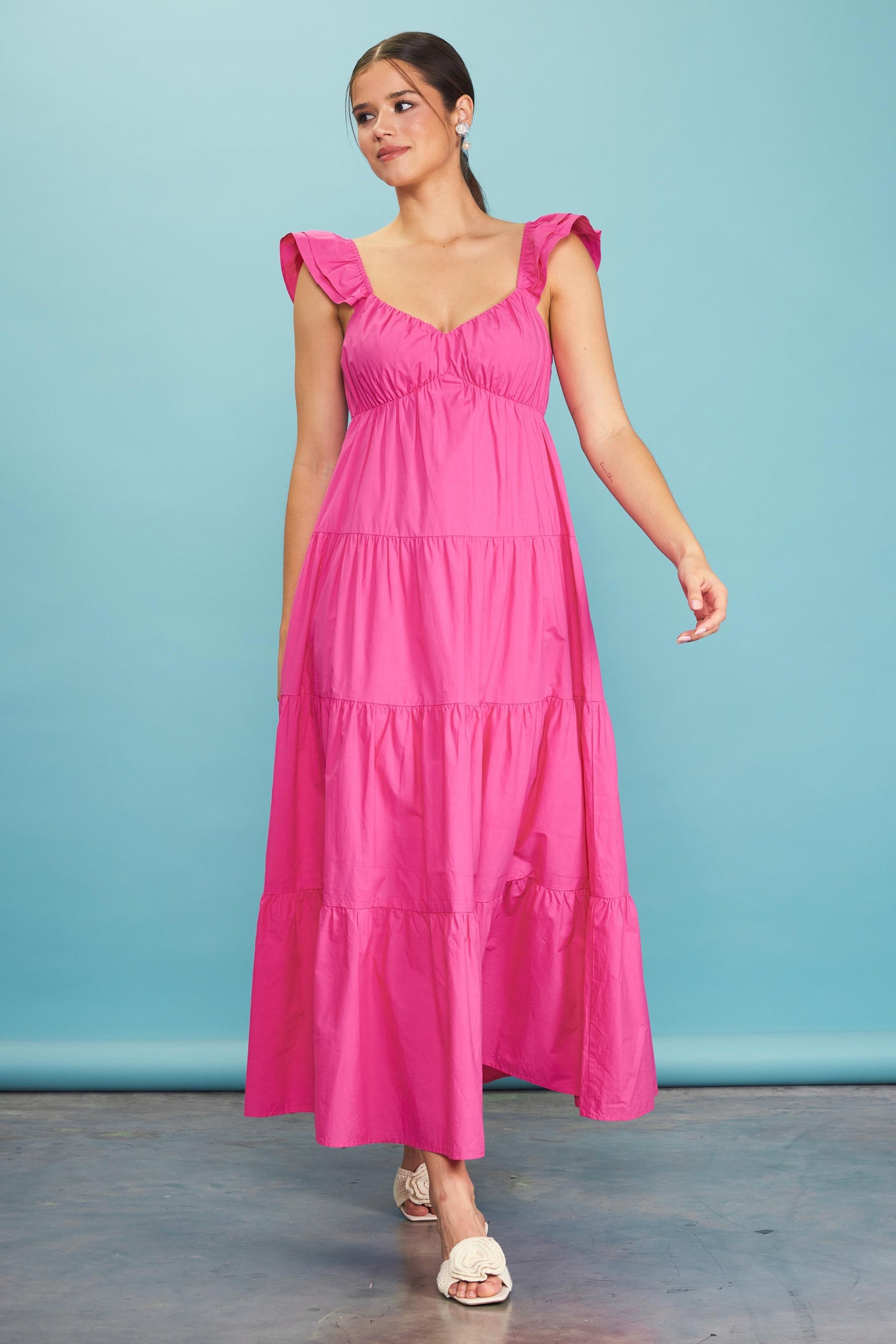 Diana Poplin Maxi Dress