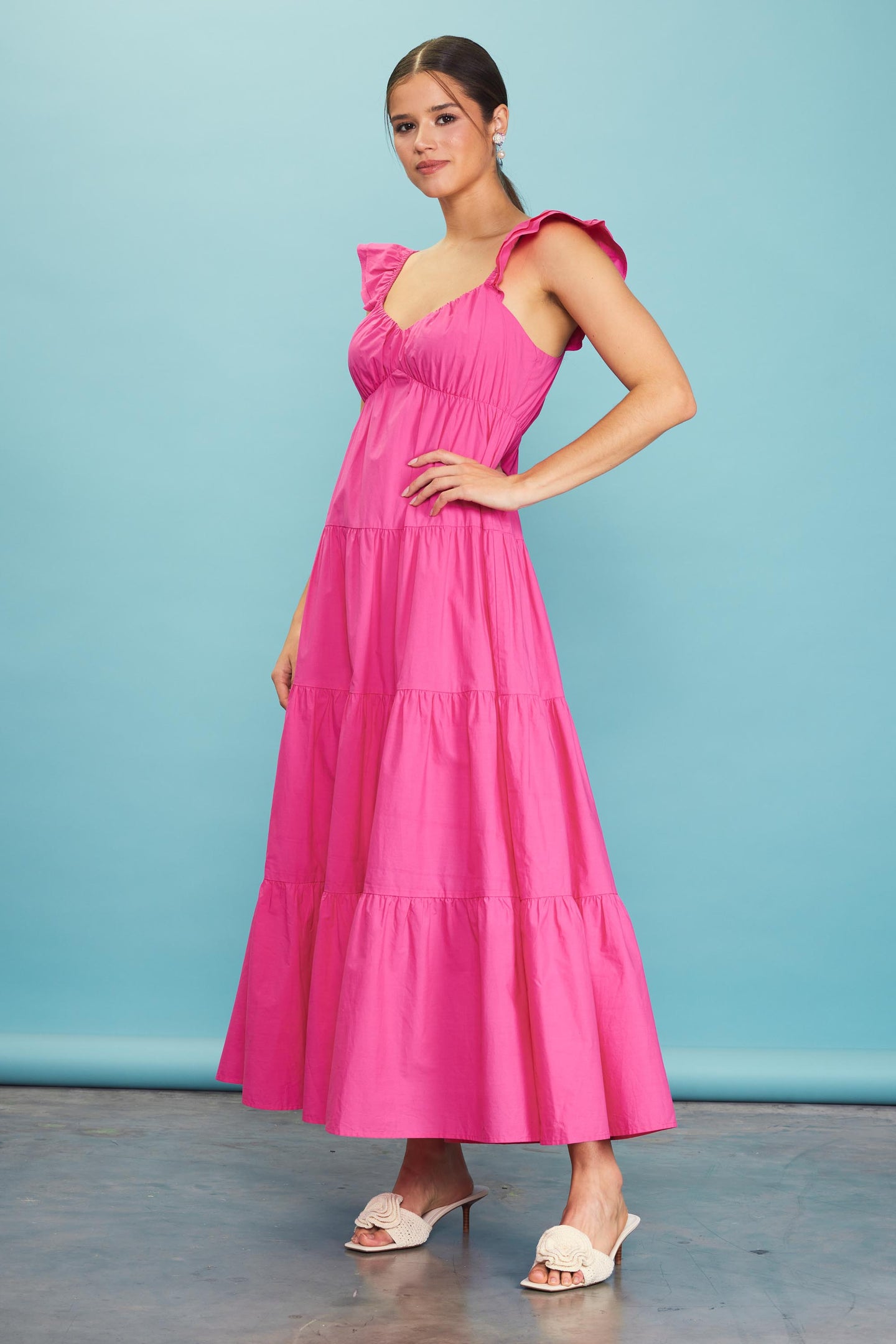 Diana Poplin Maxi Dress