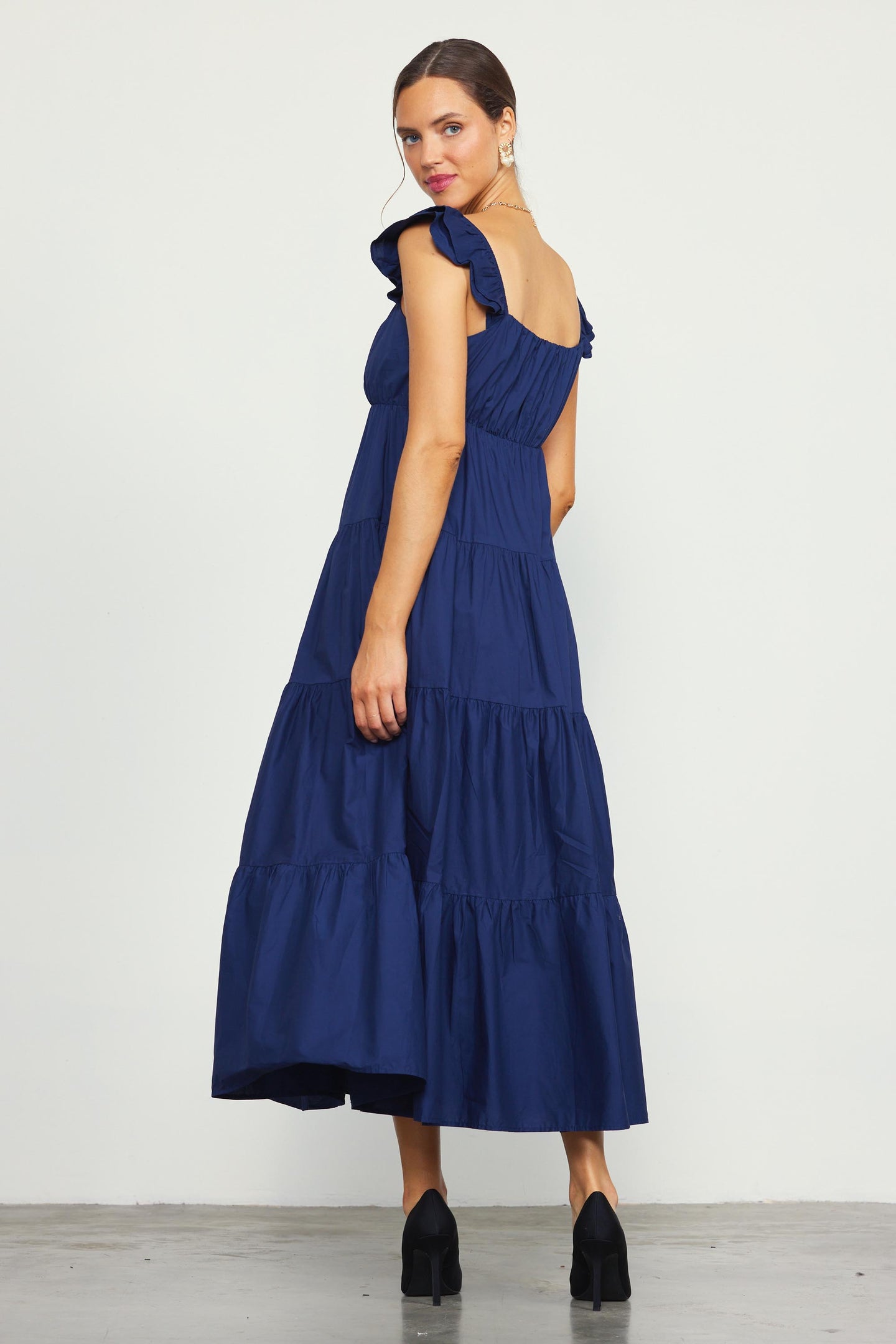 Diana Poplin Maxi Dress