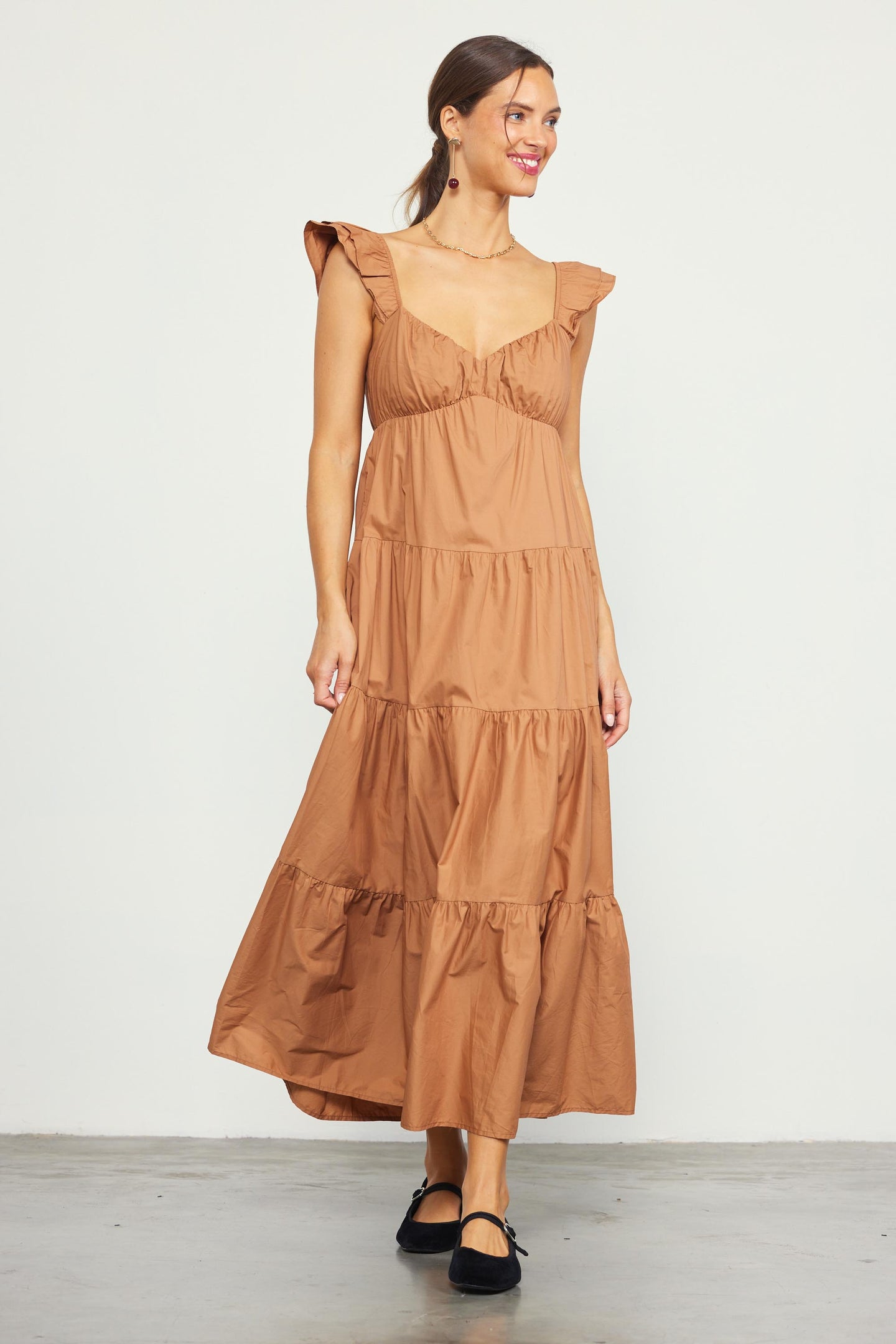 Diana Poplin Maxi Dress