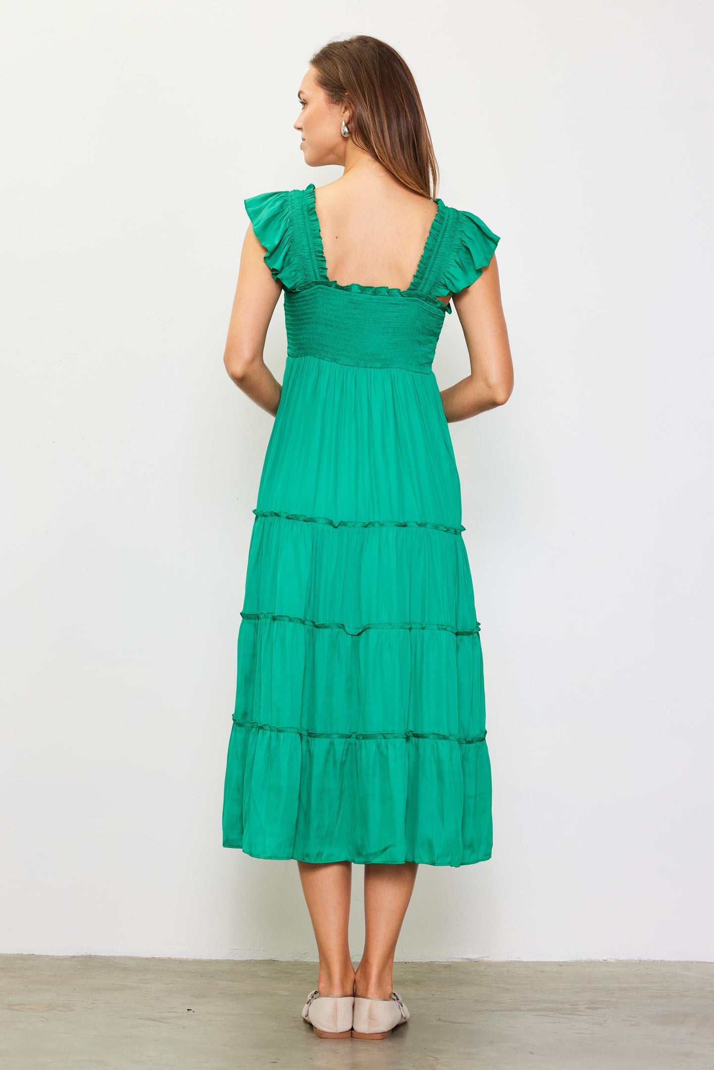 Hathaway Tiered Midi Dress