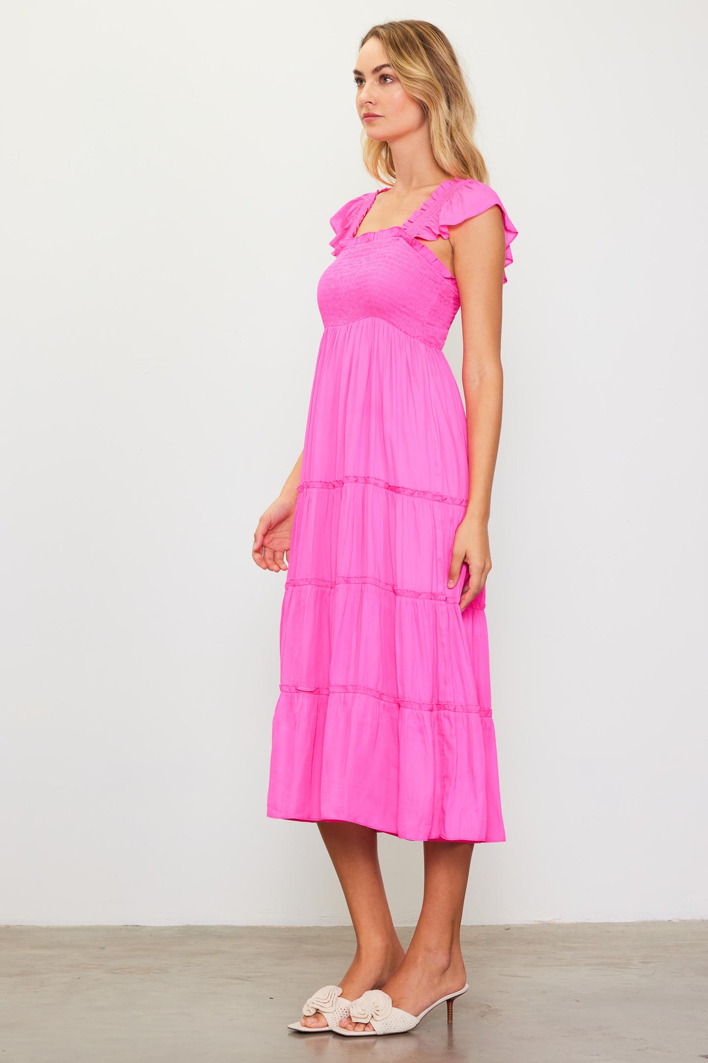 Hathaway Tiered Midi Dress