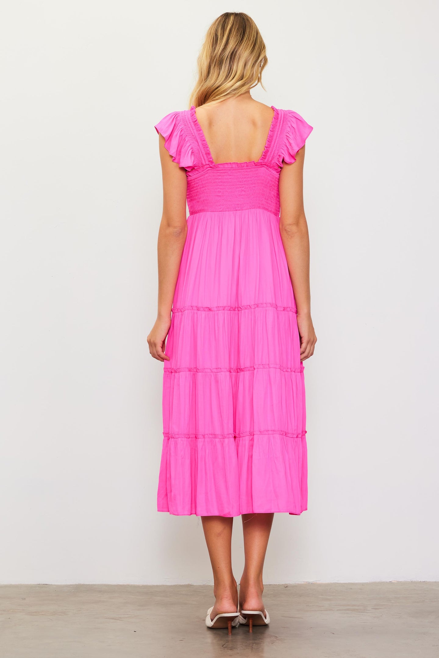 Hathaway Tiered Midi Dress