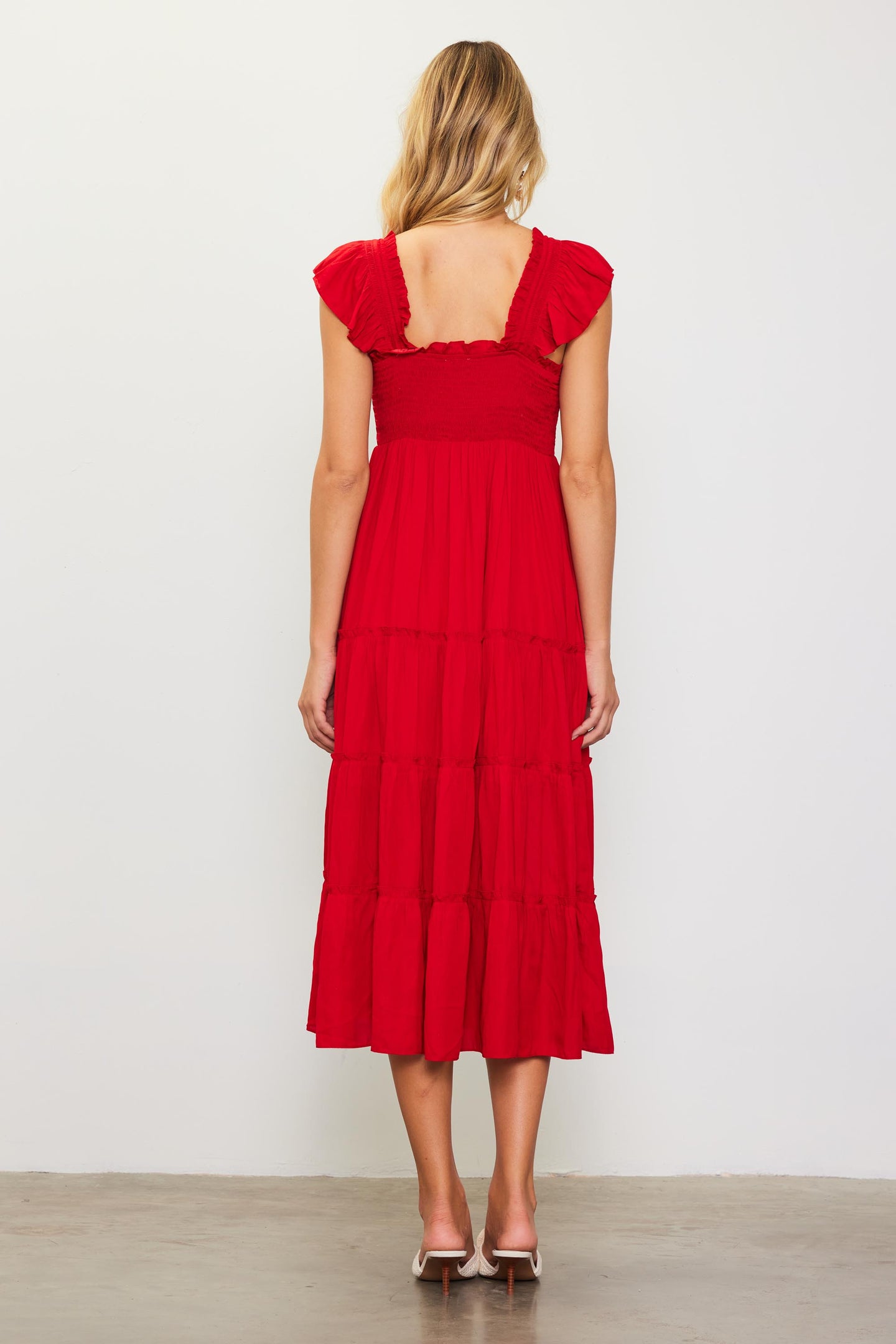 Hathaway Tiered Midi Dress