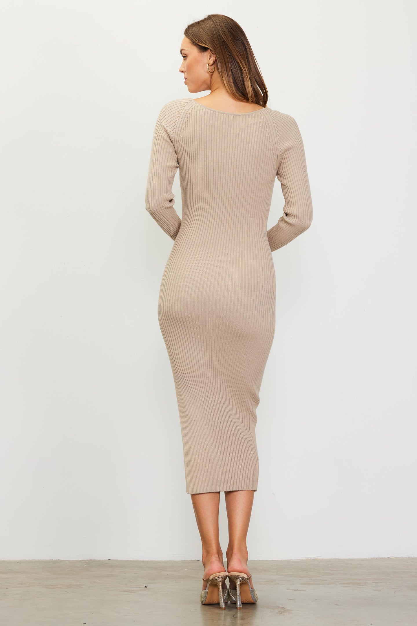 Ribbed Sweater Dress