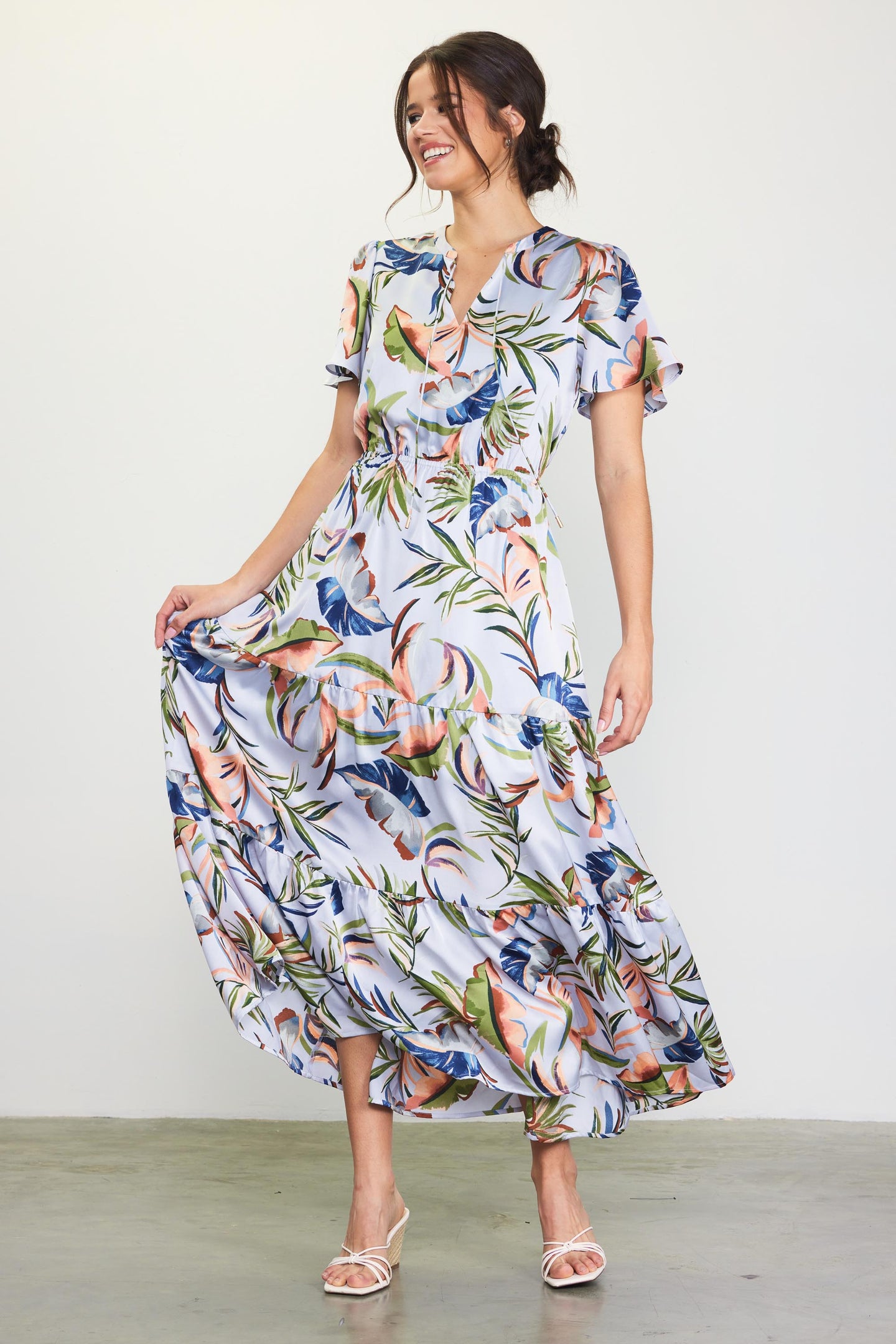 Bianca Floral Spring Maxi Dress