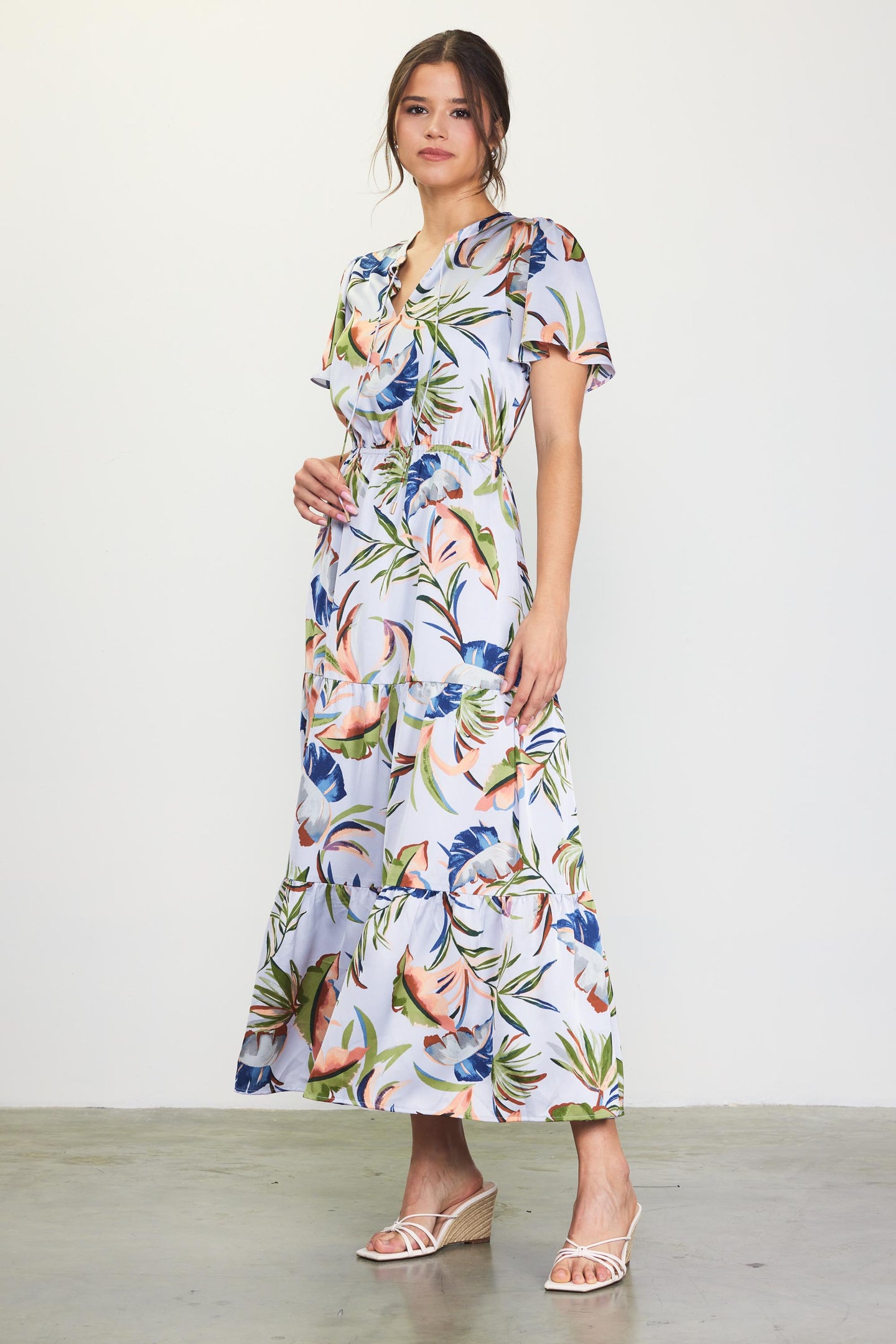 Bianca Floral Spring Maxi Dress