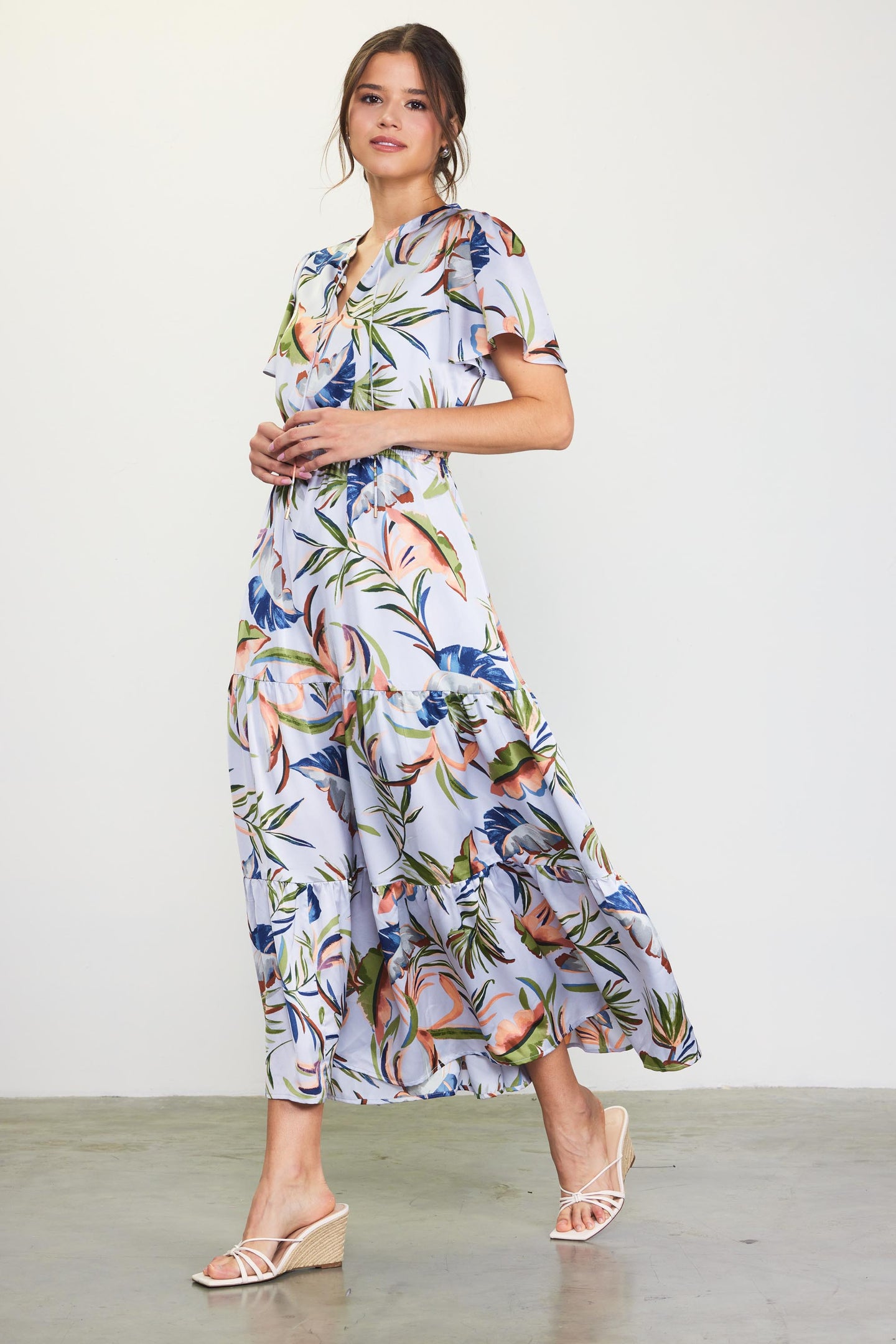 Bianca Floral Spring Maxi Dress