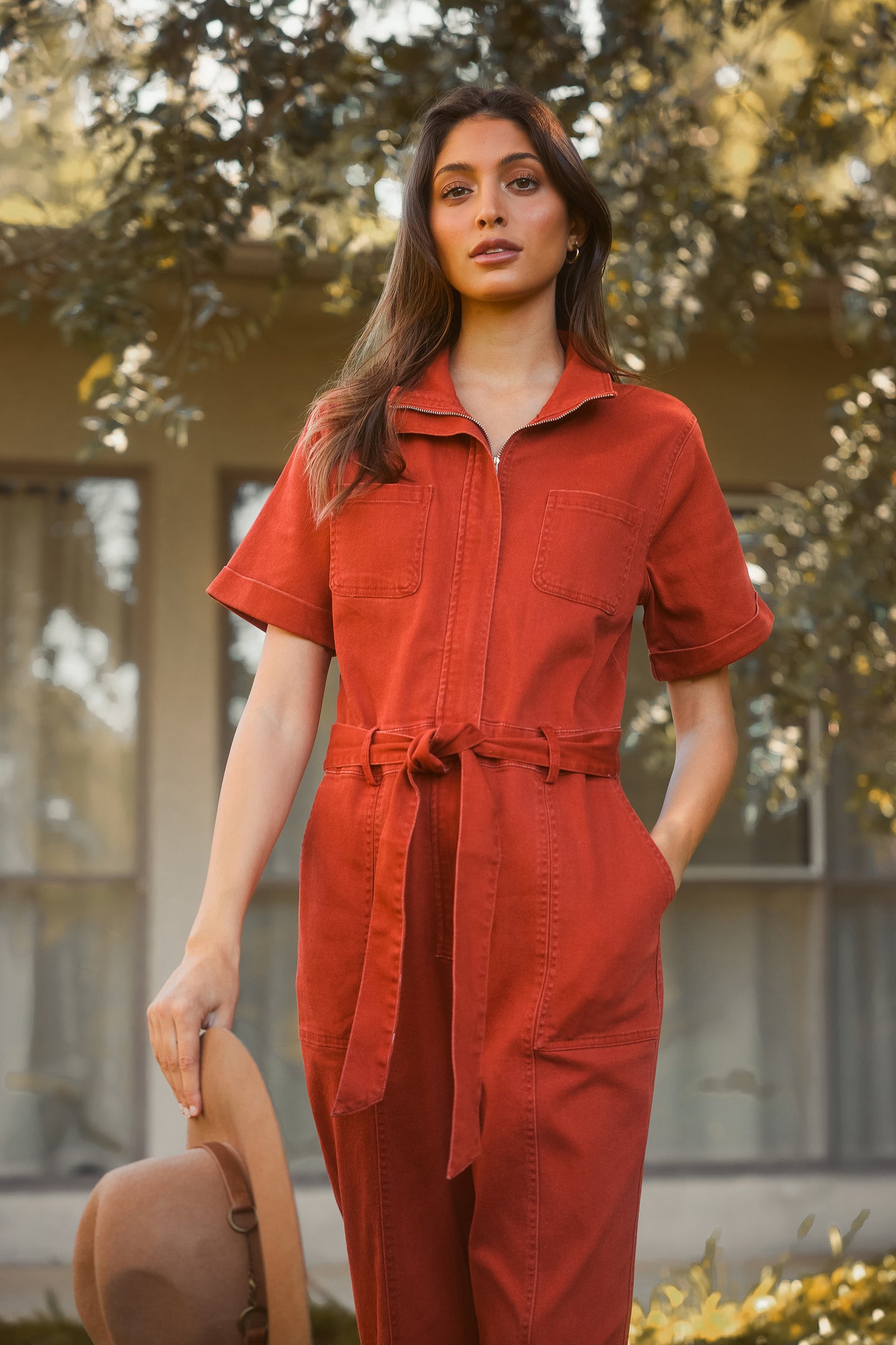 Millie Utility Zip Jumpsuit