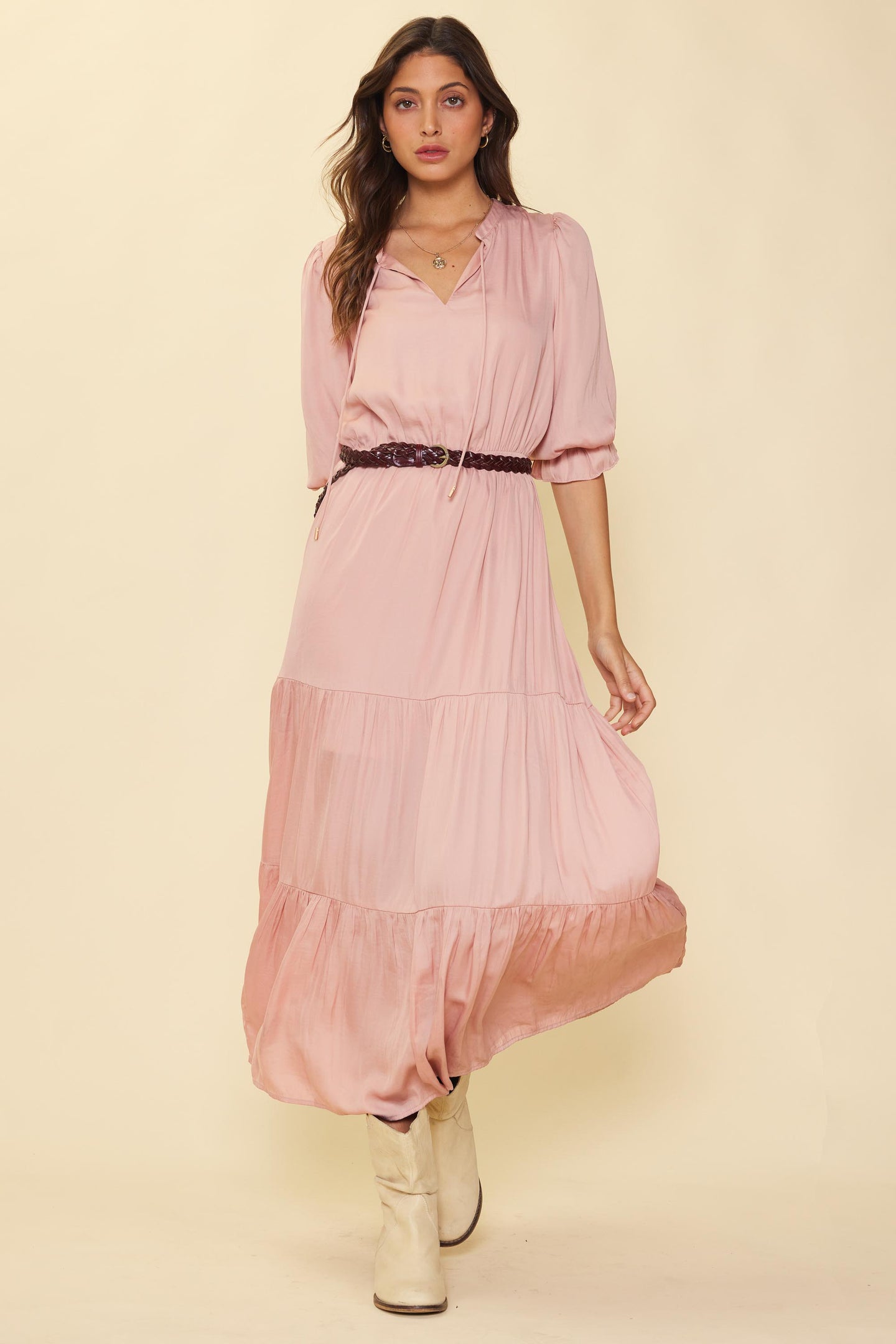 Emery Ruffle Tiered Maxi Dress